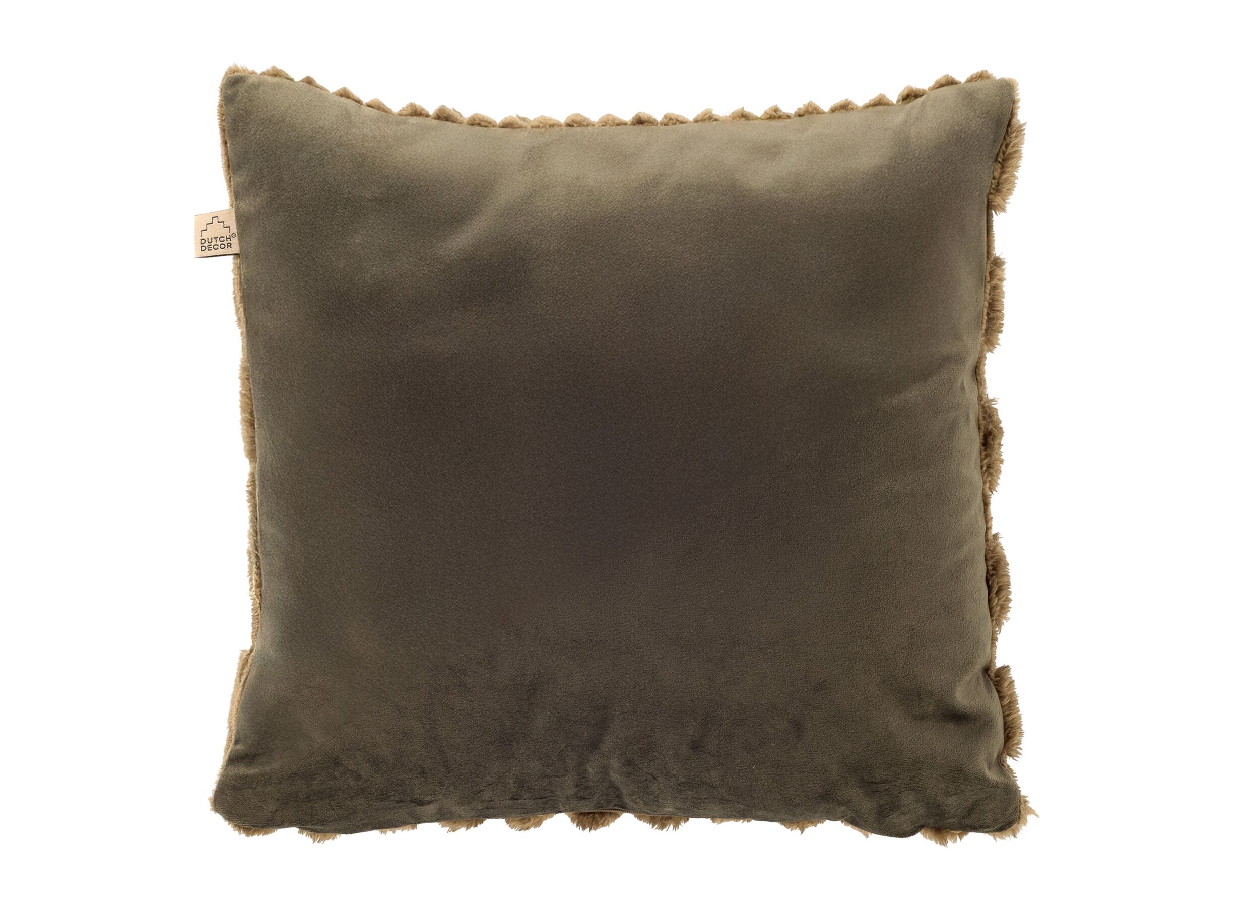 Aperçu - Coussin Luca 45x45cm - polyester recyclé - military olive