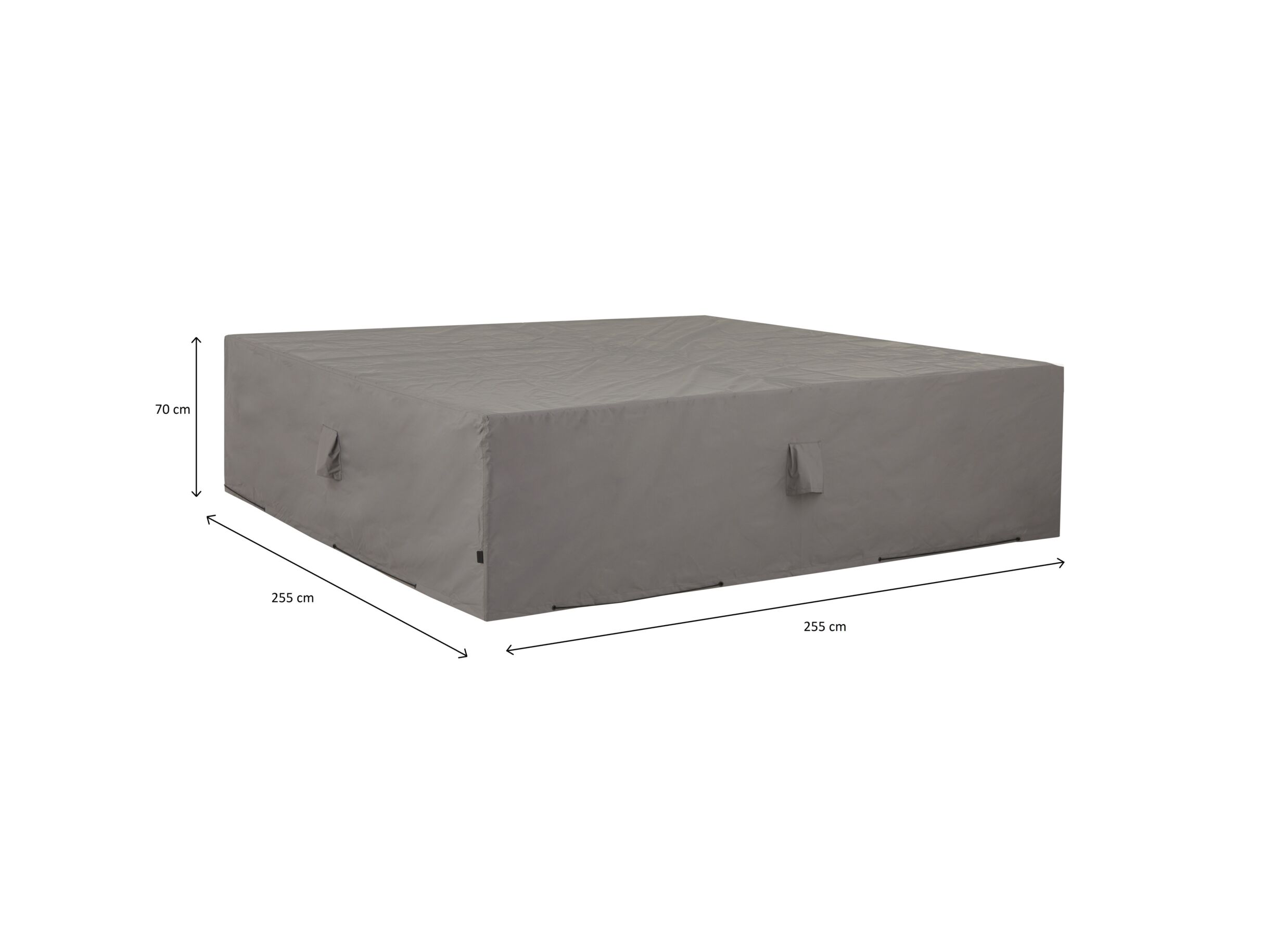 Beschermhoes 255x255cm grijs - Housse de protection 255x255cm gris