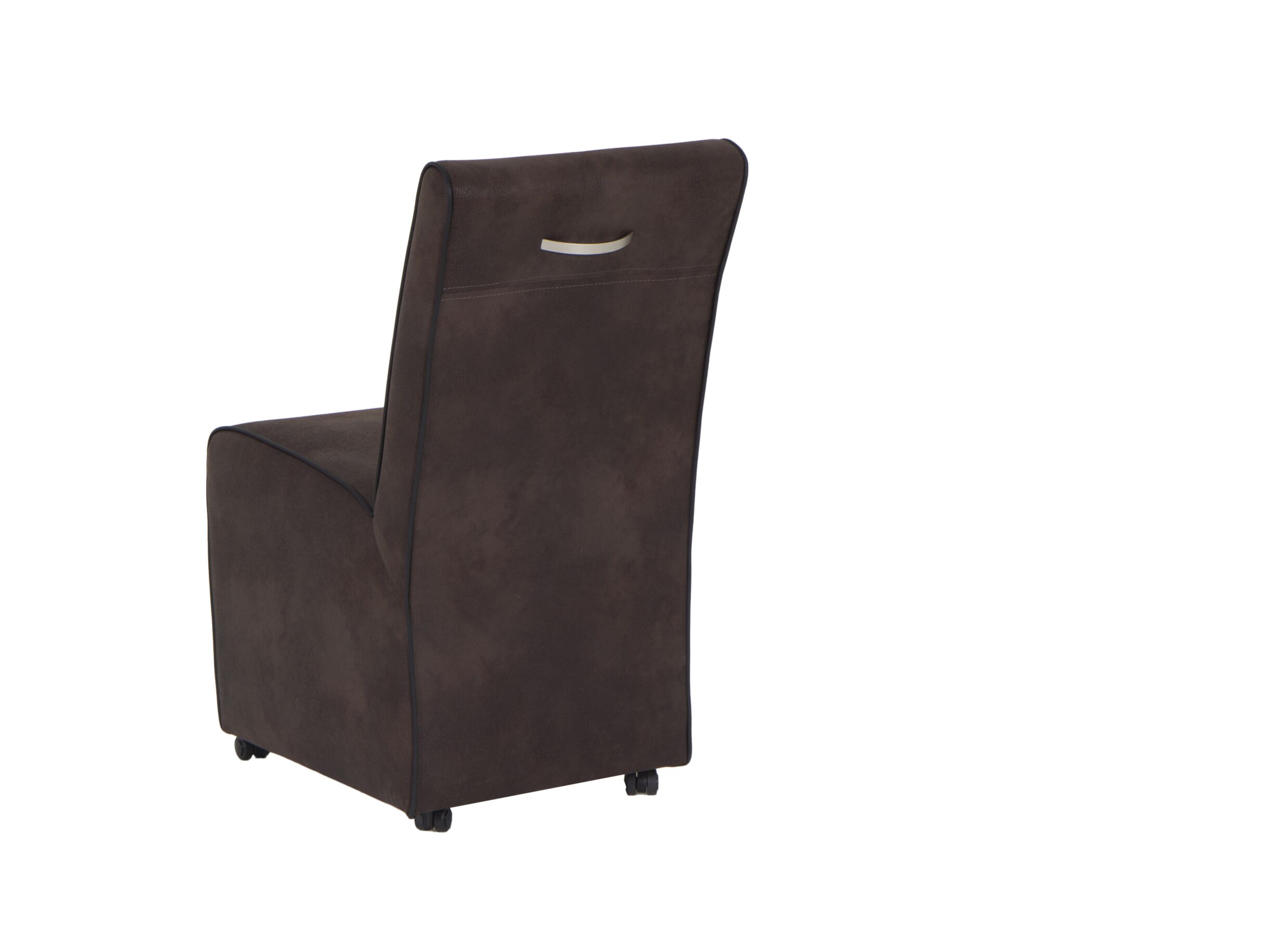 Stoel Rancho 52x59x88cm - microvezel - donkerbruin