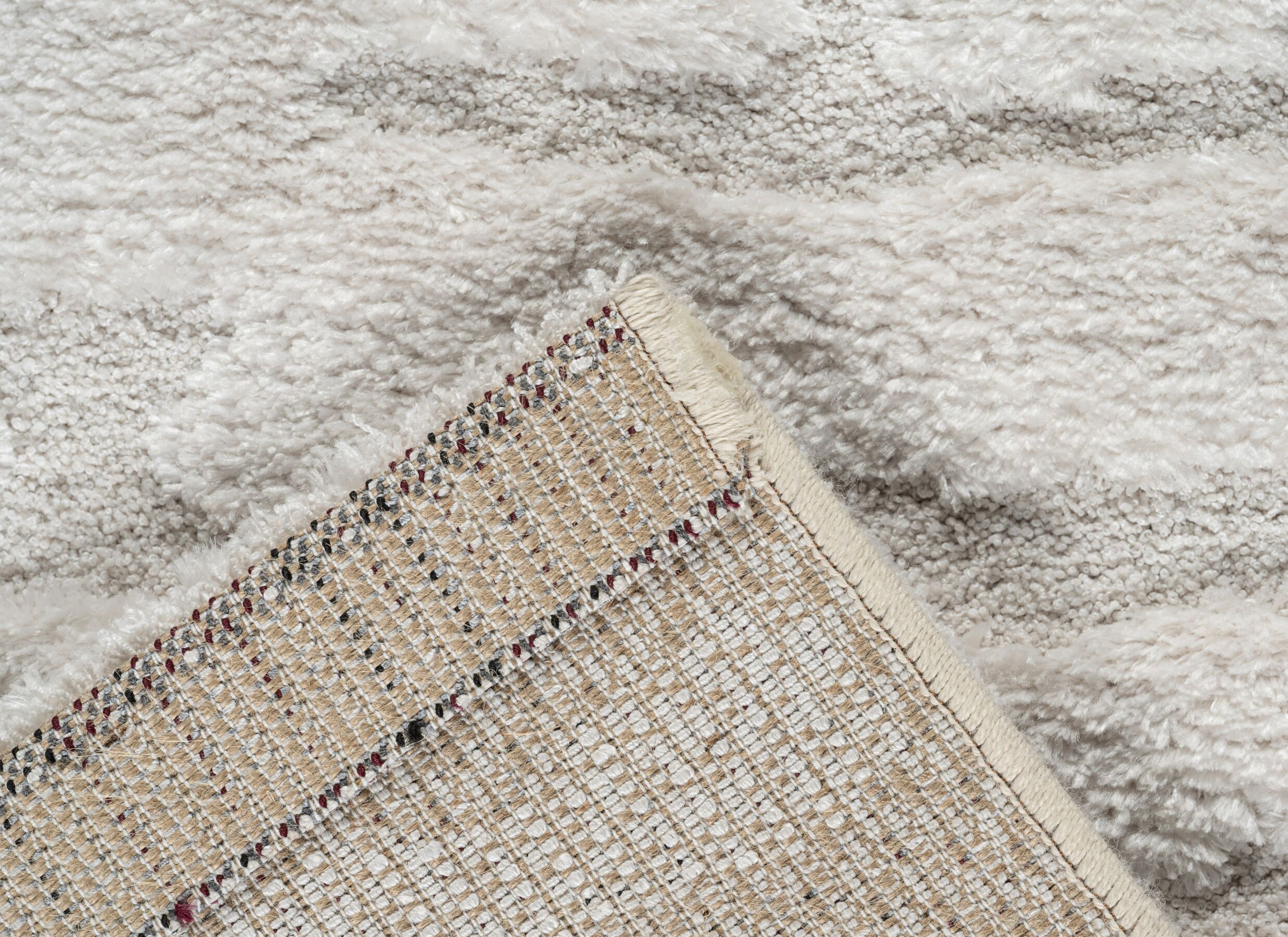 Detail - Tapis Madagaskar 133x195cm - fibre de polyester - beige