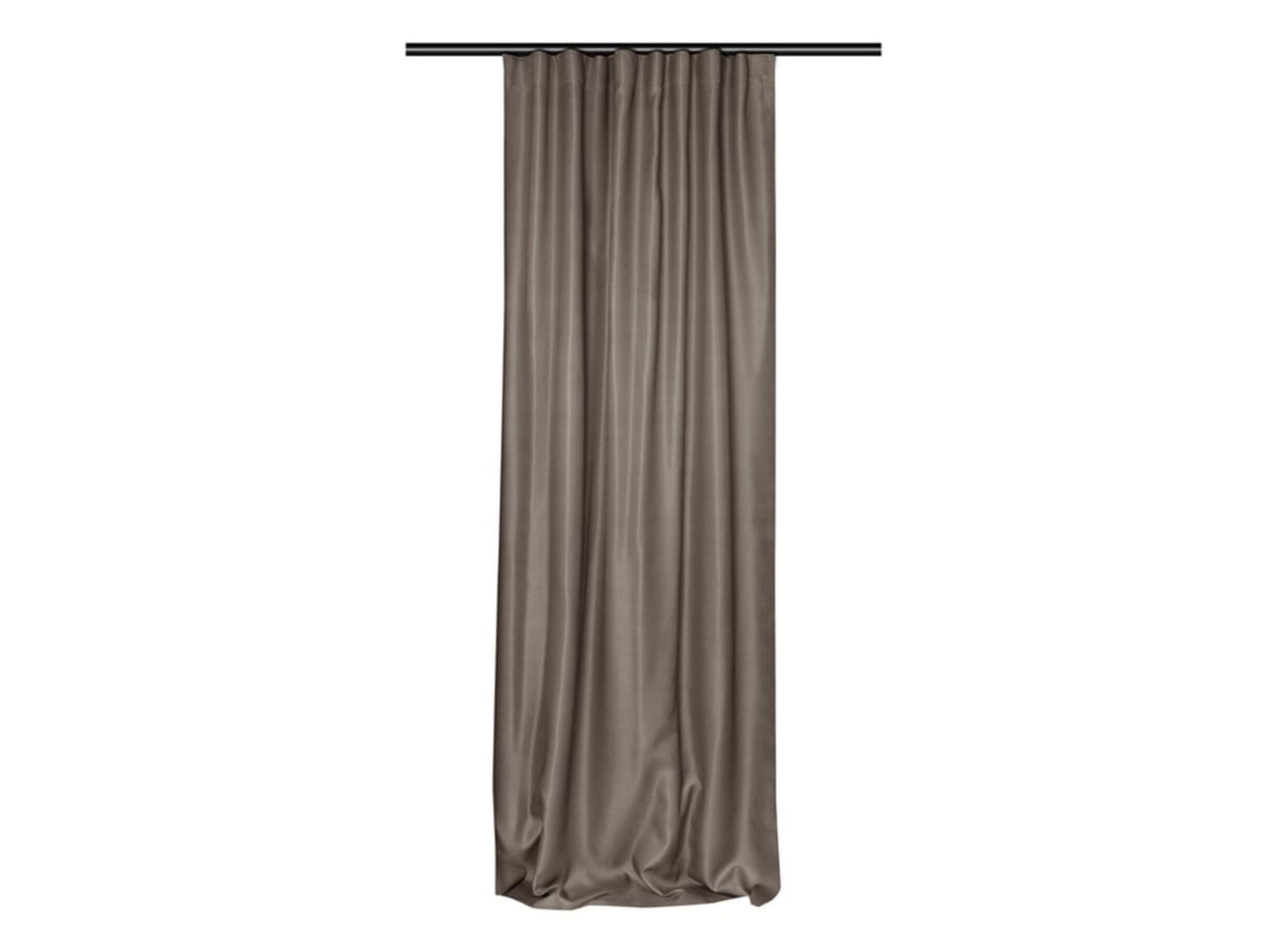 Gordijn Bruno 135x260cm - polyestervezel - taupe - Gordijn Bruno 135x260cm - polyestervezel - taupe