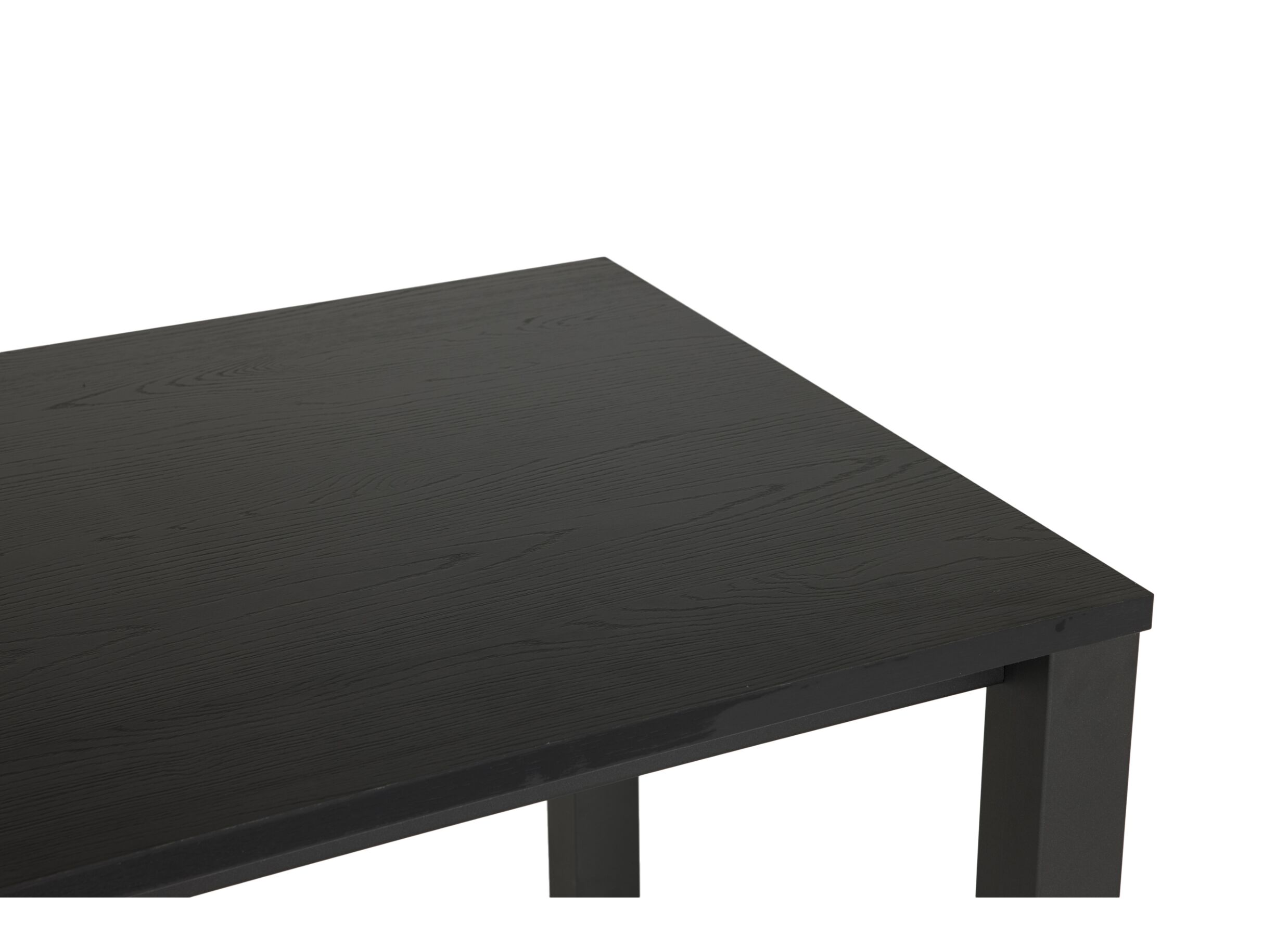Detailfoto - Bartafel Verona 140x80cm - decor - zwarte eik