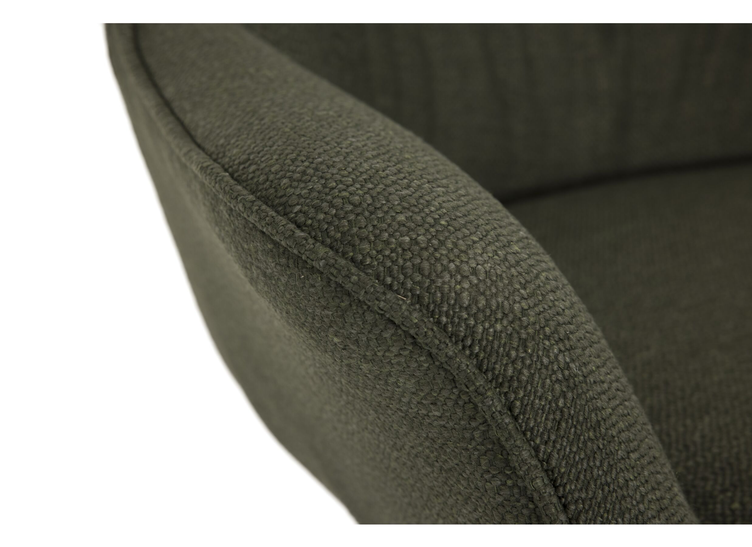 Fauteuil pivotant Grupetto 80,5x83x77cm - tissu - vert
