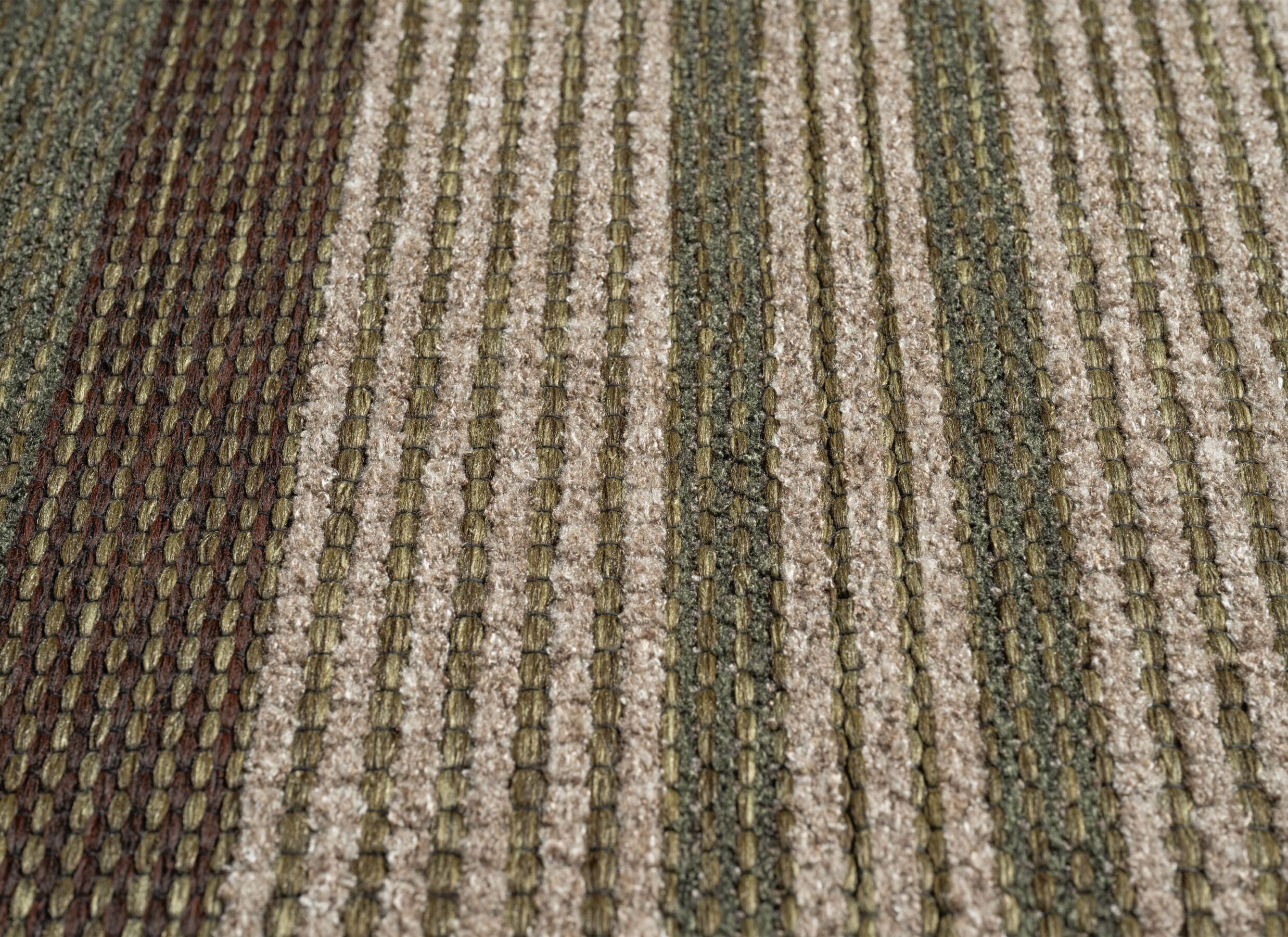 Detail - Tapis Makabi 240x340cm - polyester & polypropylène - multicolor