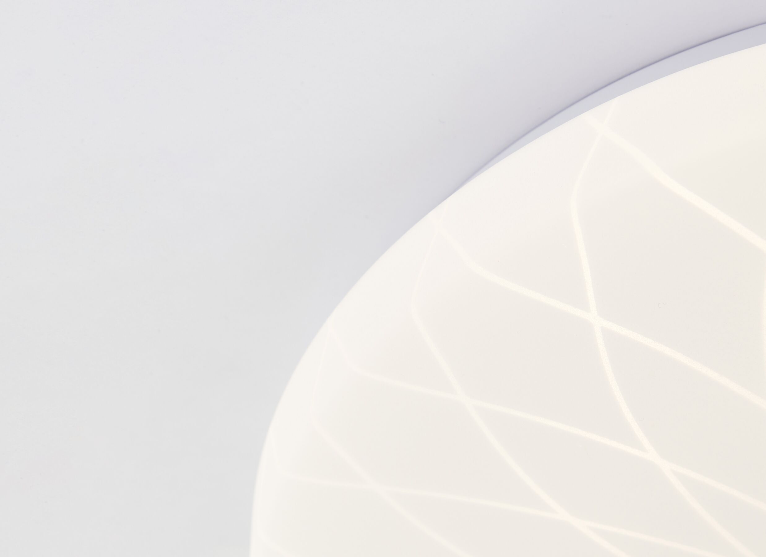 Detail - Plafonnier Farah Ø26cm - plastique & métal - blanc