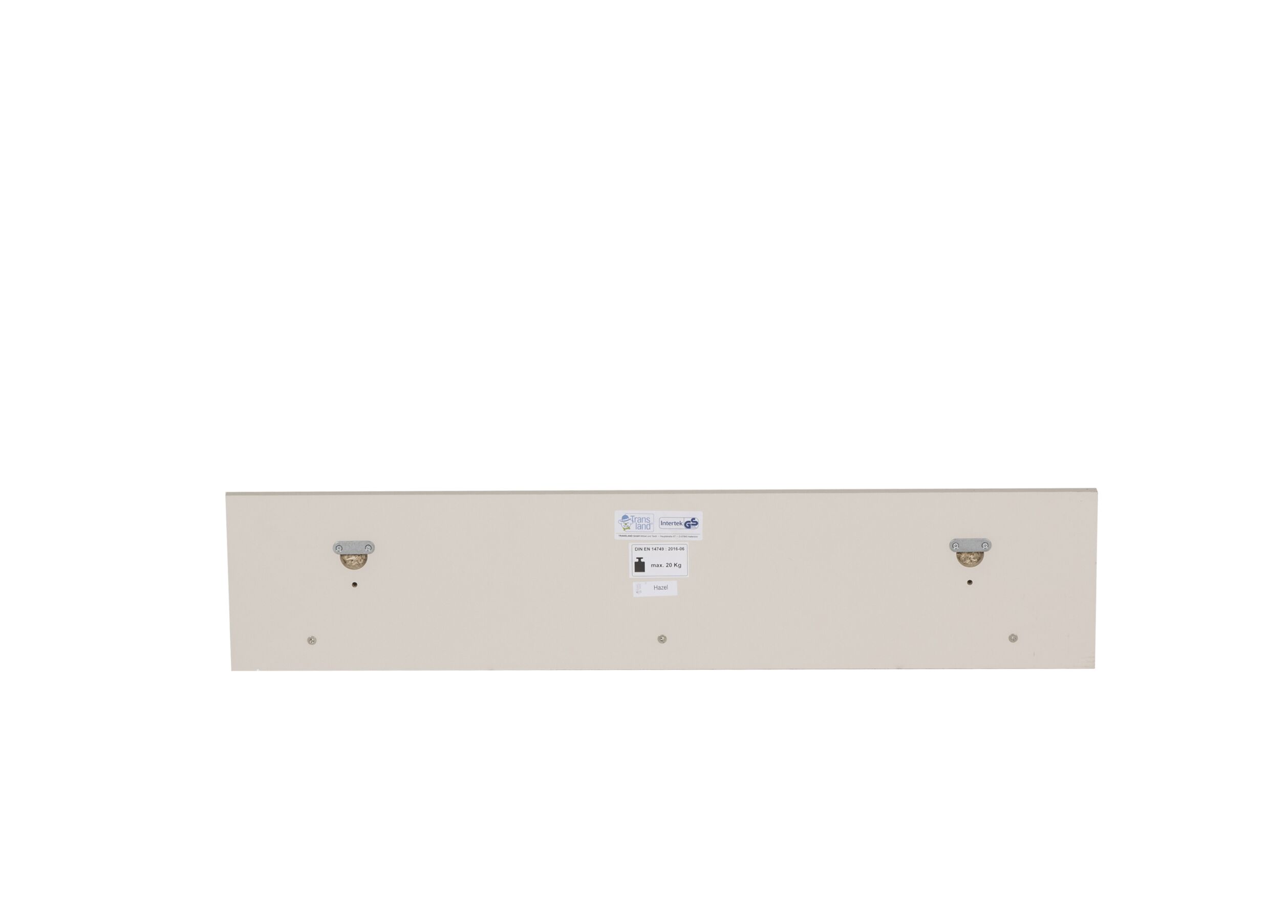 Aperçu - Tablette murale Hazel 80x20x9cm - mélamine - beige & chêne montana