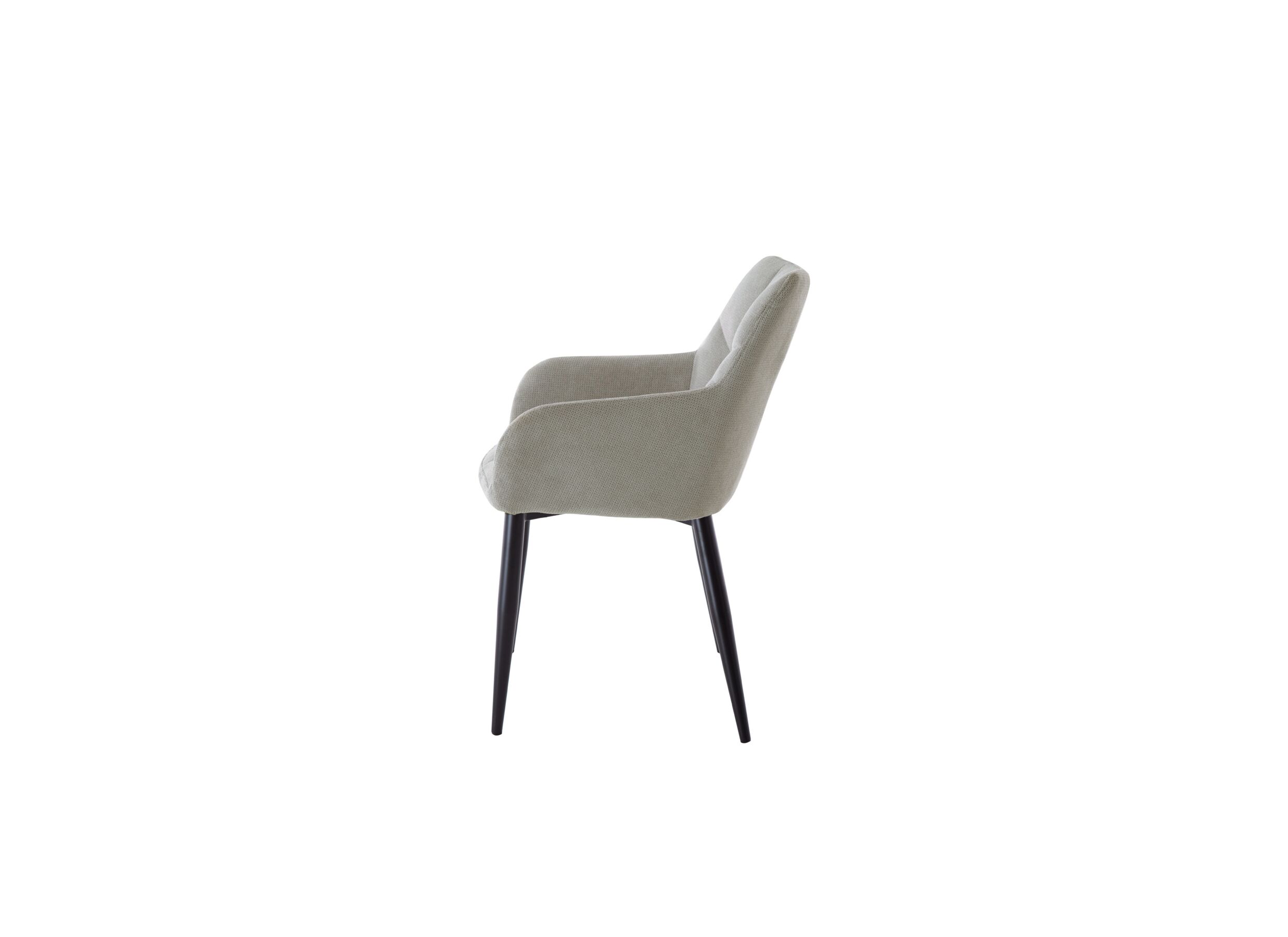 Overzichtsfoto - Fauteuil Conan 61x56x84cm - stof - lichtgrijs