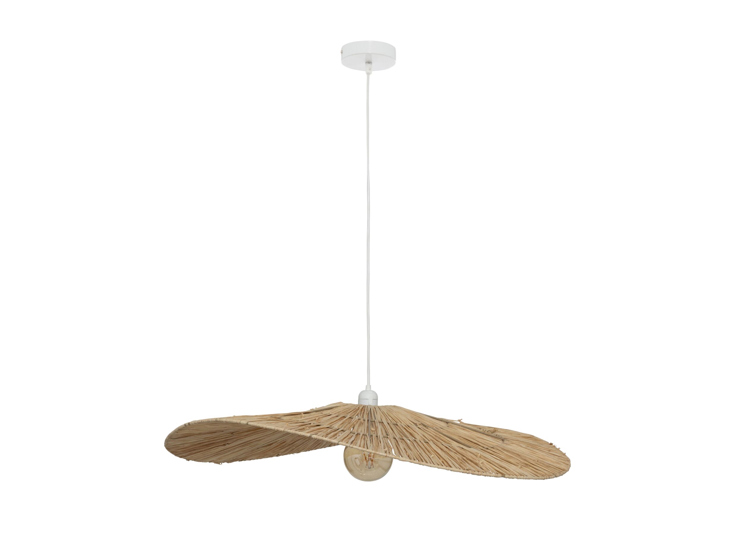 Plus Important - Suspension Orane Ø78cm - raffia - beige