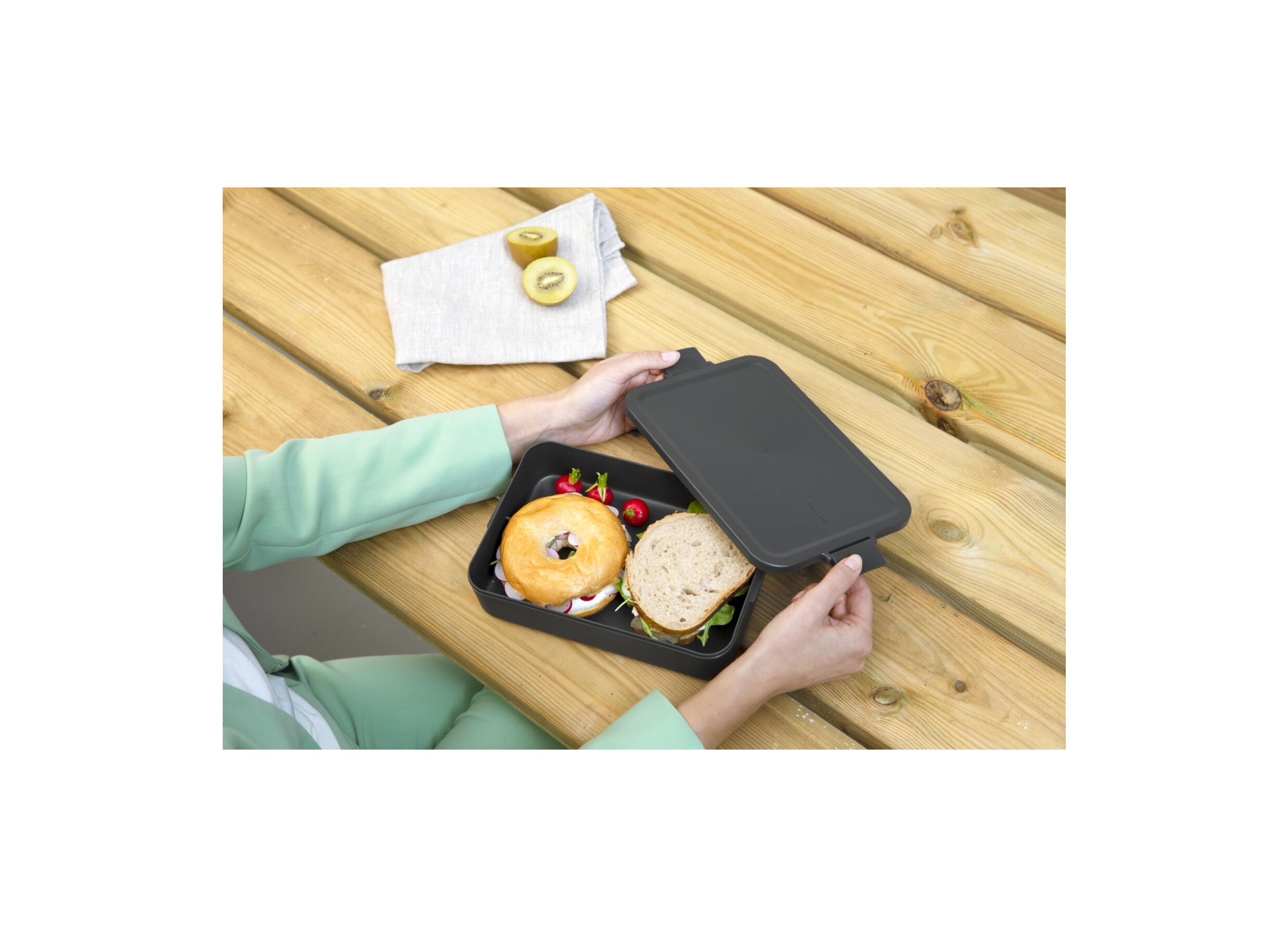 Sfeerfoto - Lunchbox Make&Take large dark grey