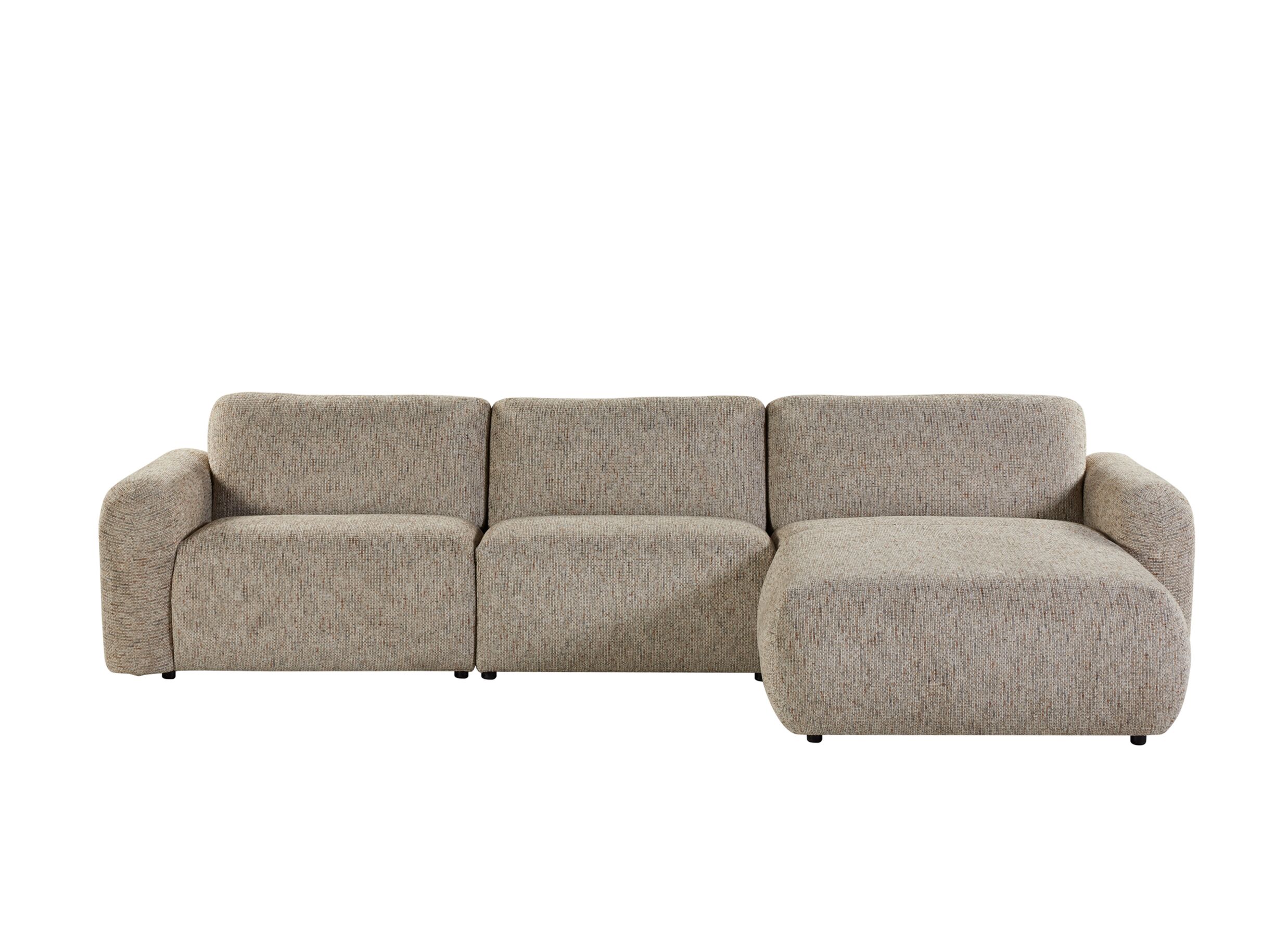 Overzichtsfoto - Hoeksalon Famy 353x187cm - stof - zand