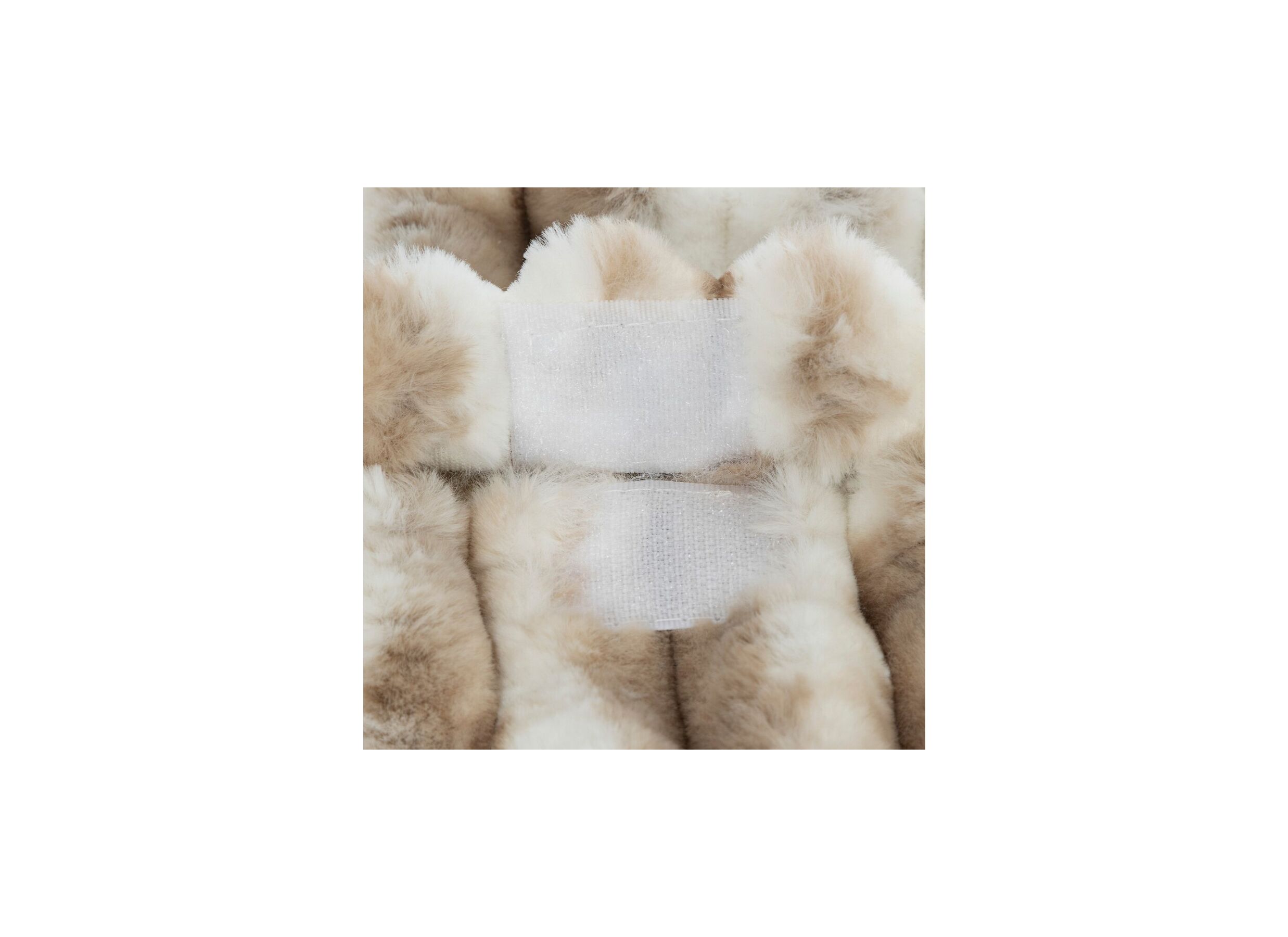 Detailfoto - Warmwaterkruik 2L polyester beige/wit