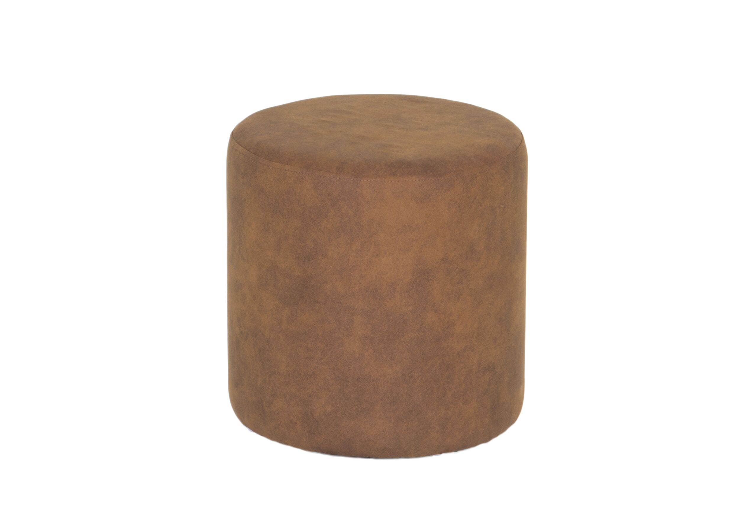 Poef Loftoten Ø38cm fluweel cognac