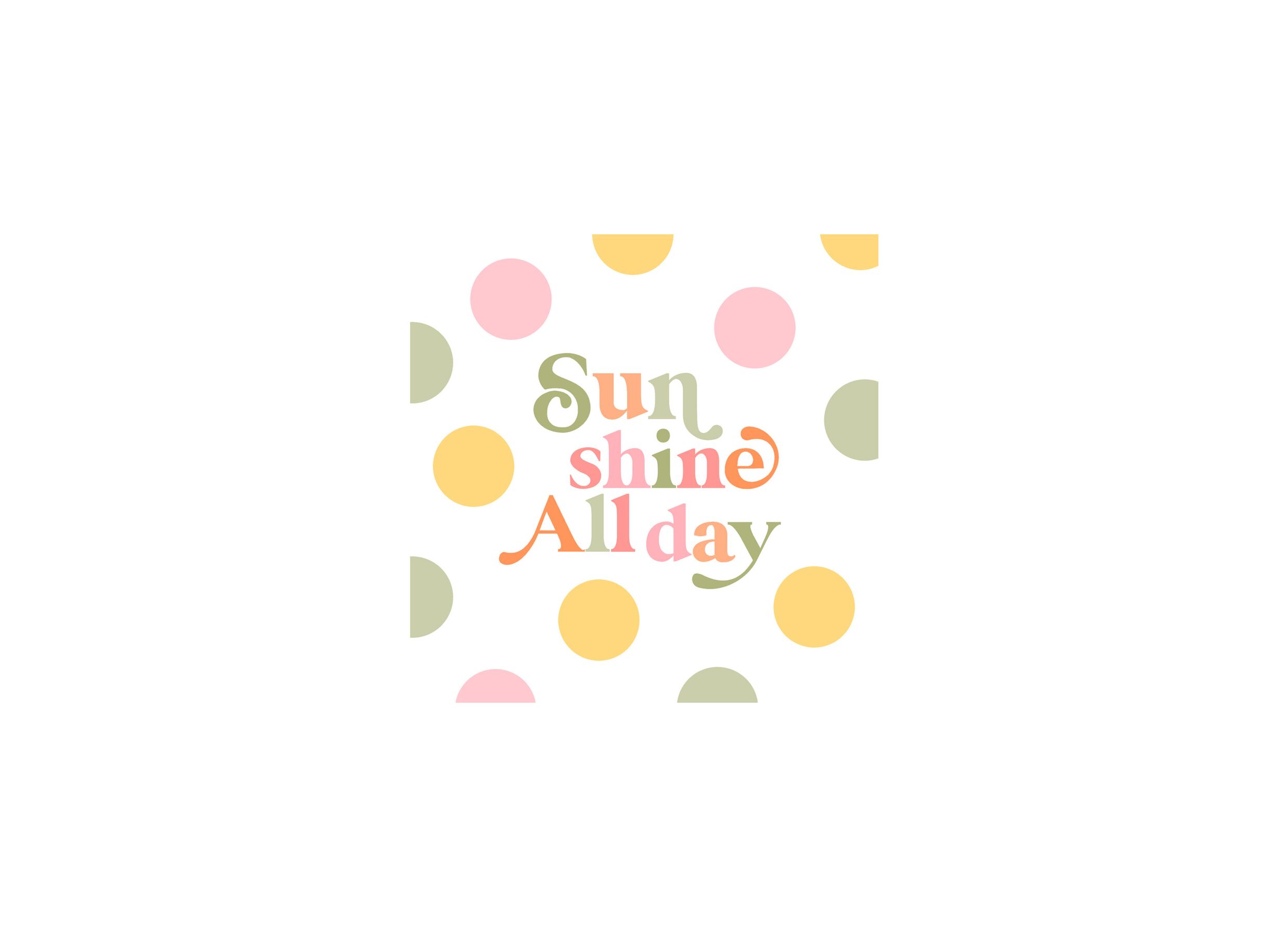 Serviette Sunshine all day 33x33cm multicolor 20 pièces - Serviette Sunshine all day 33x33cm multicolor 20 pièces