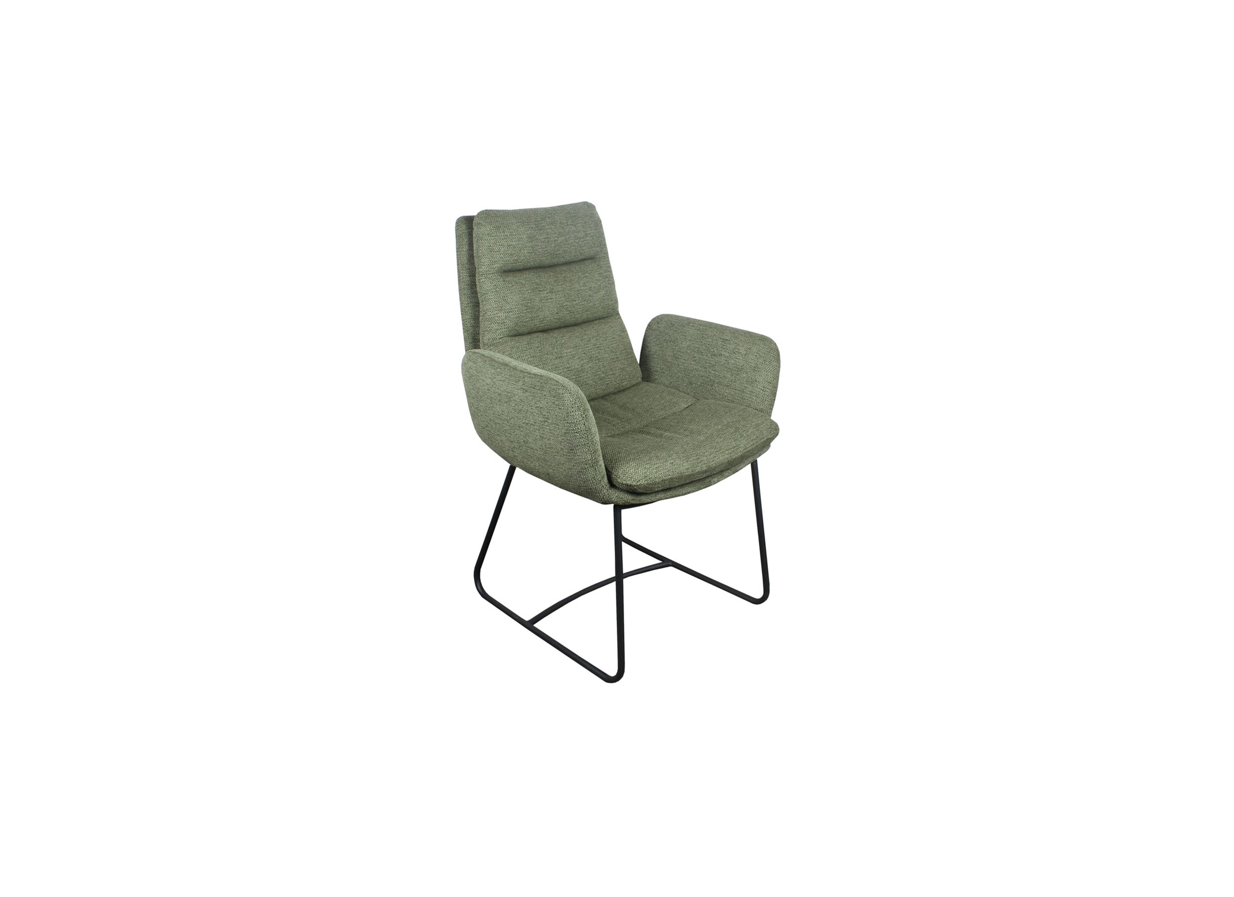 Stoel Crux 67x62x93cm - stof - groen