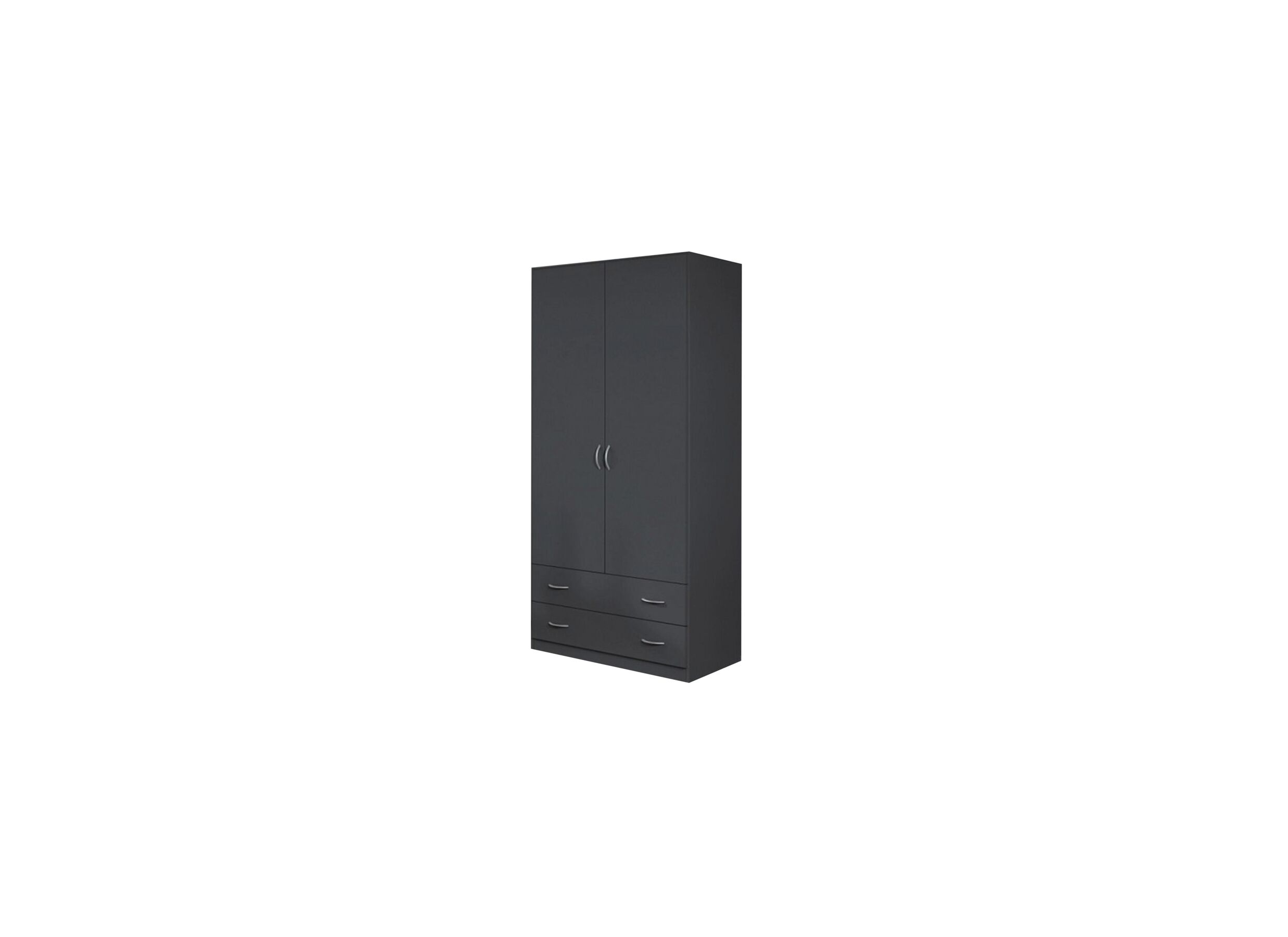 Garde-robe 91cm - Garde-robe 91cm - décor - gris metallic