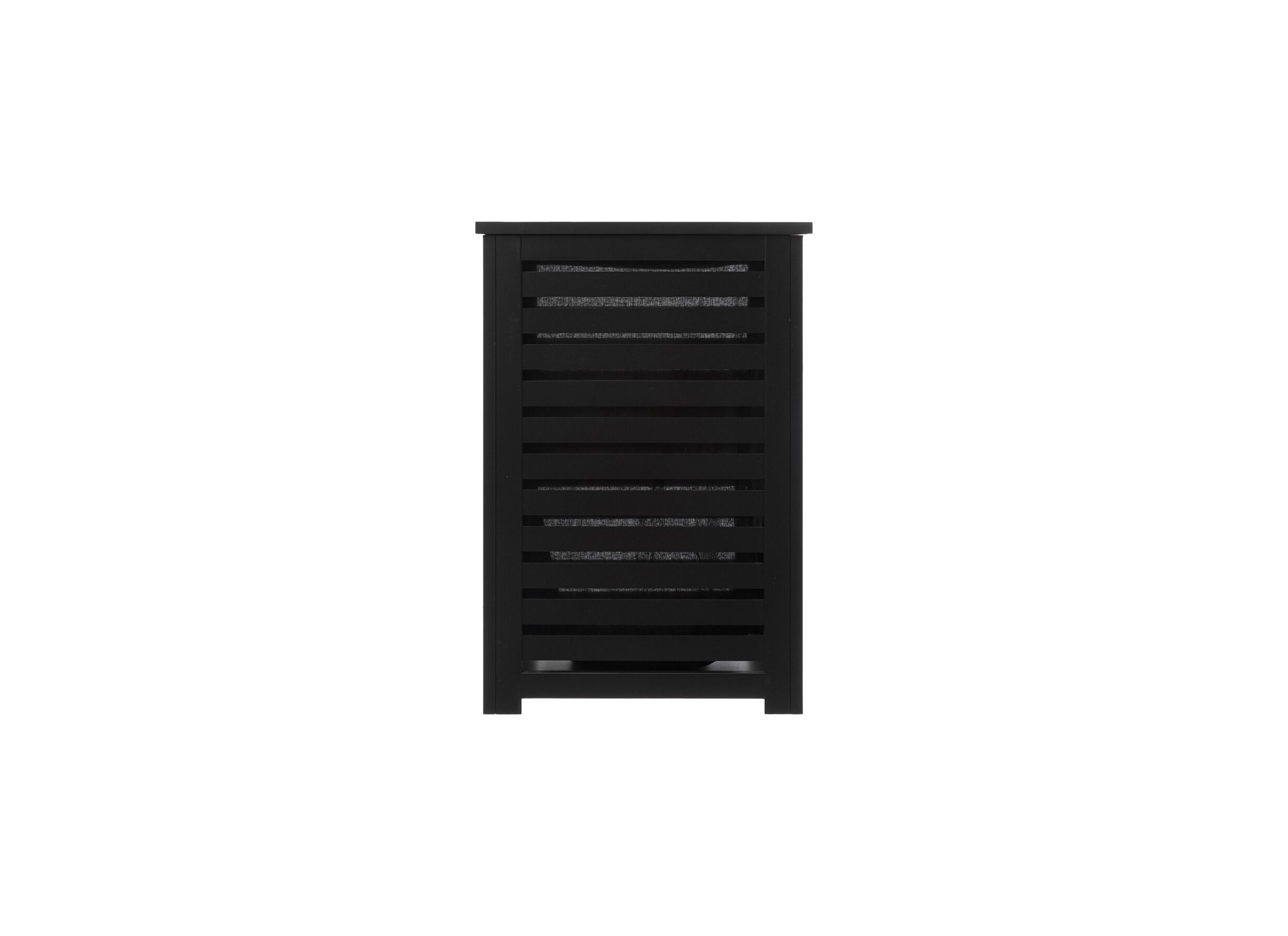 Linnenmand 40x38x58cm zwart