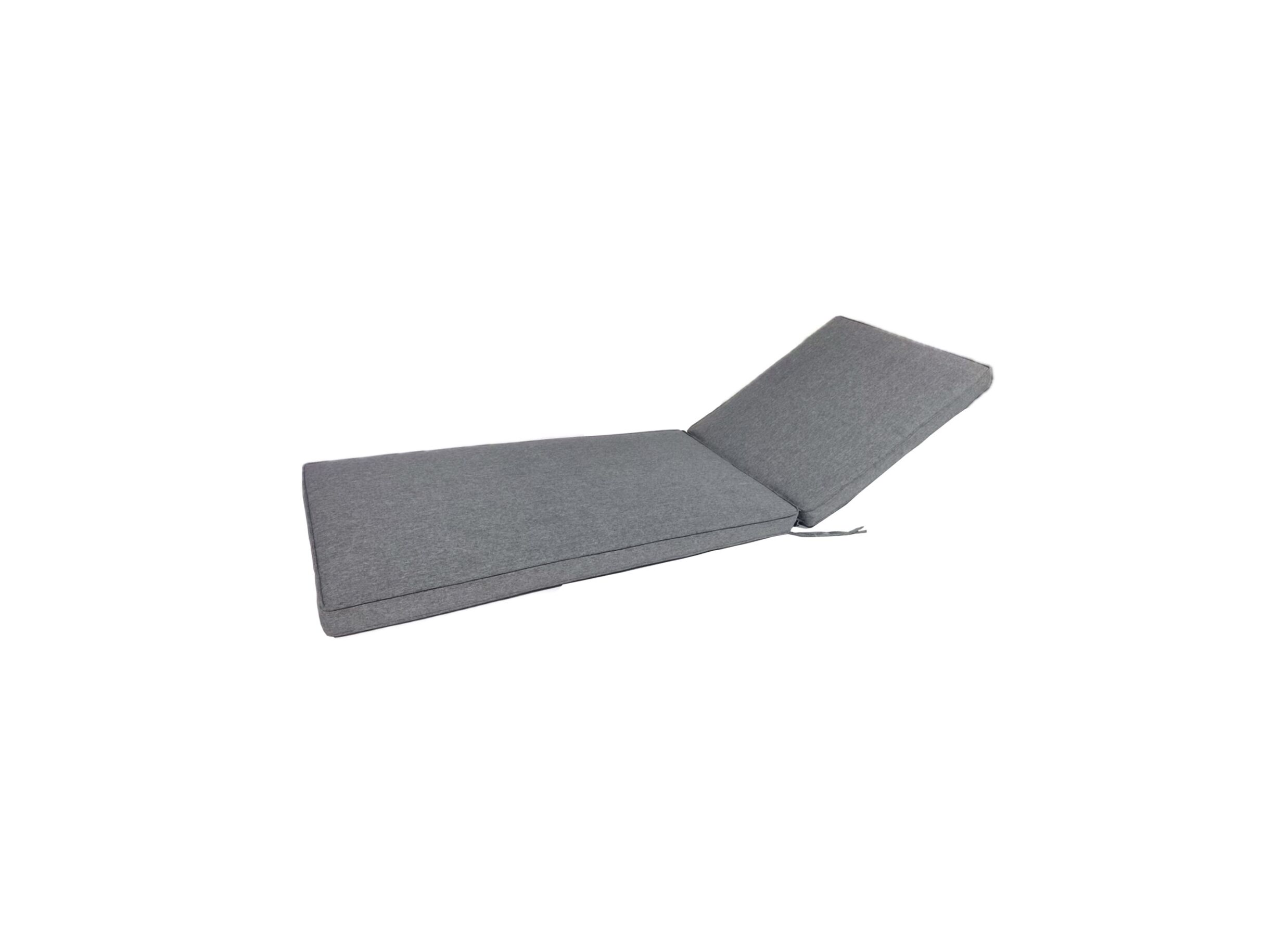 Aperçu - Coussin chaise longue Summertime 190x62cm - fibre polyester - anthracite