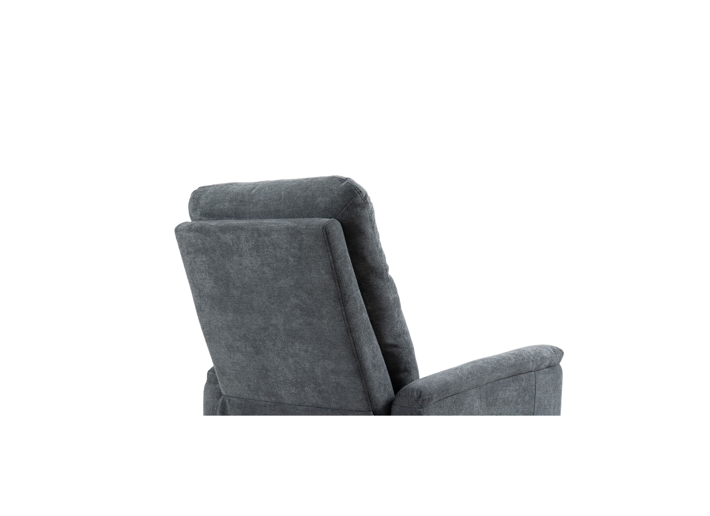 Fauteuil relax Morpheus électrique tissu gris