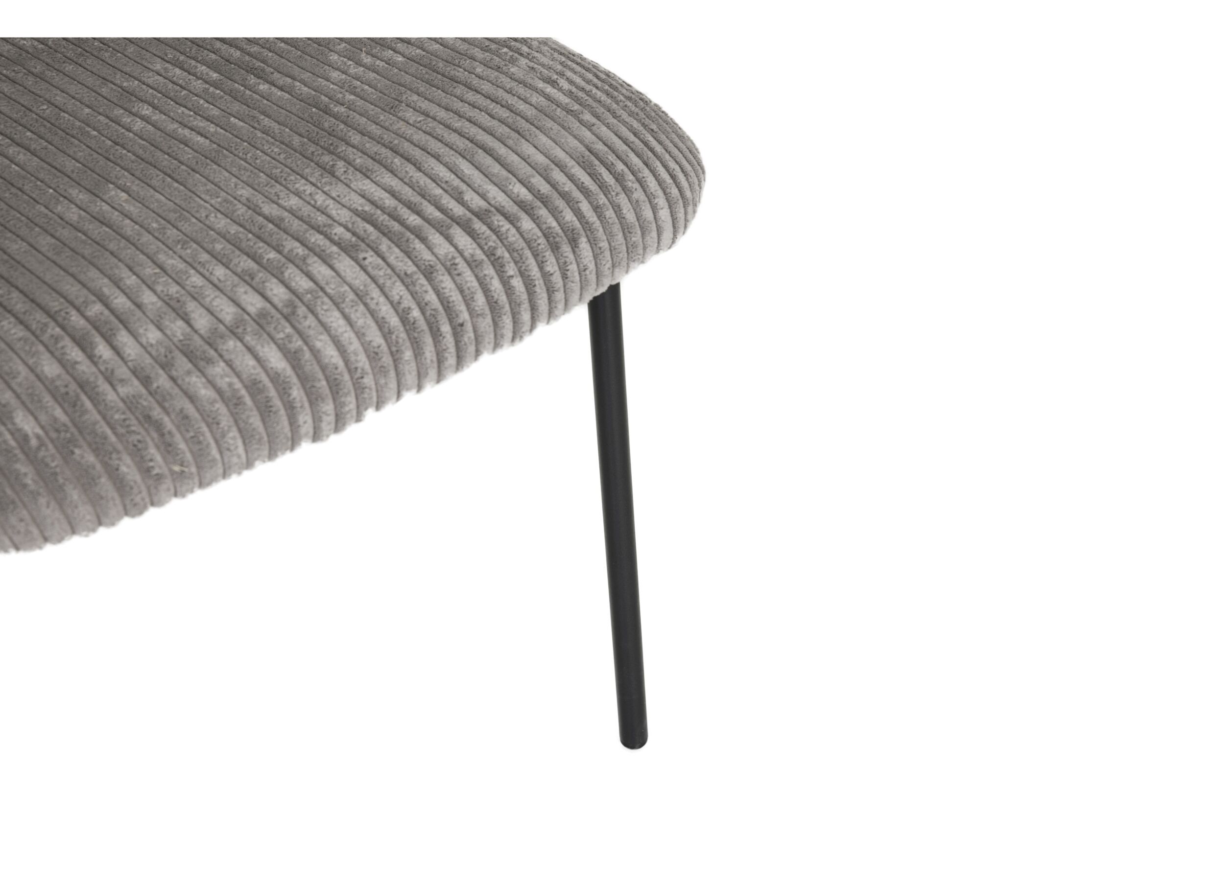 Detailfoto - Stoel Grigri 49x61x81cm - stof - grijs