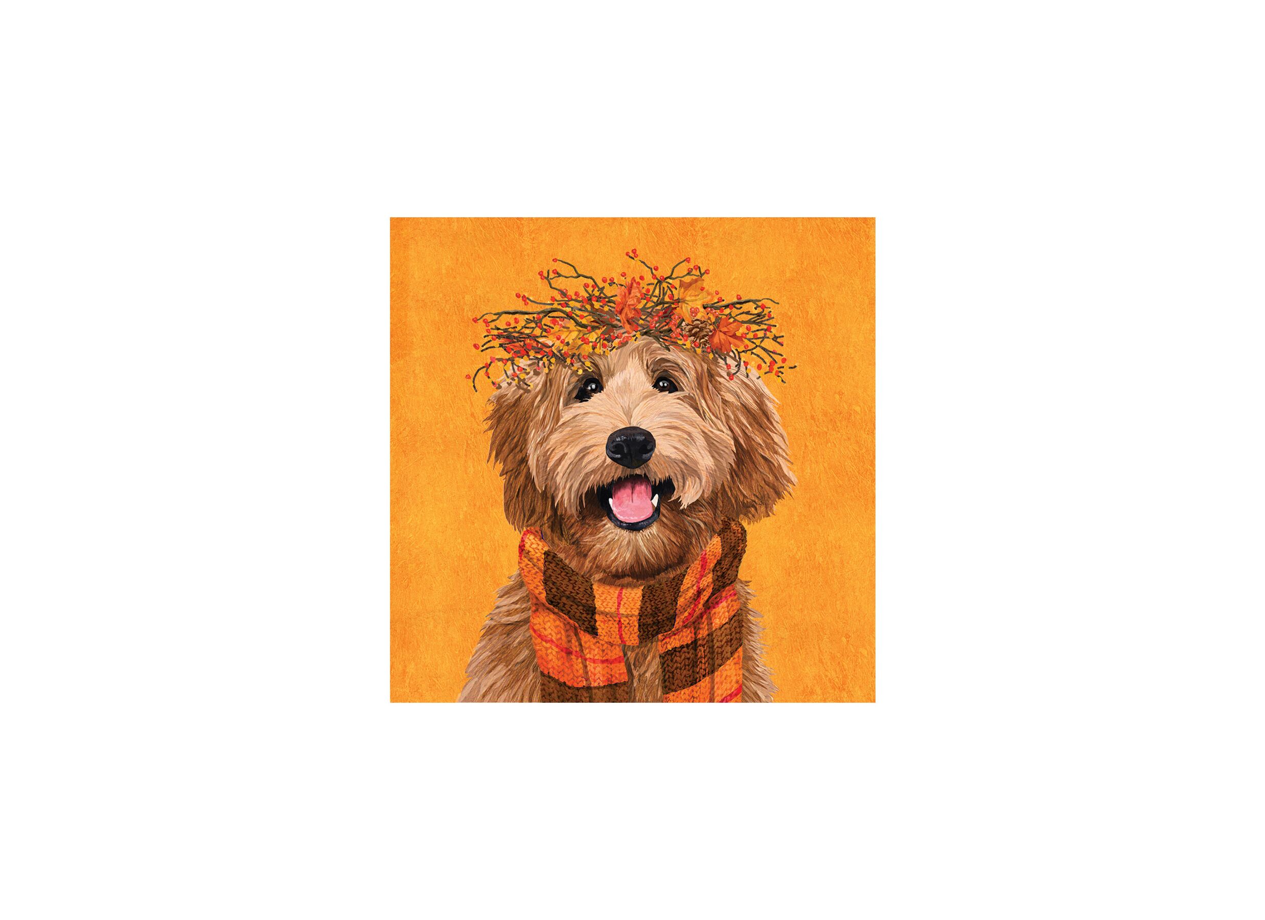 Plus Important - Serviette Dudley 25x25cm - papier - orange 20 pièces