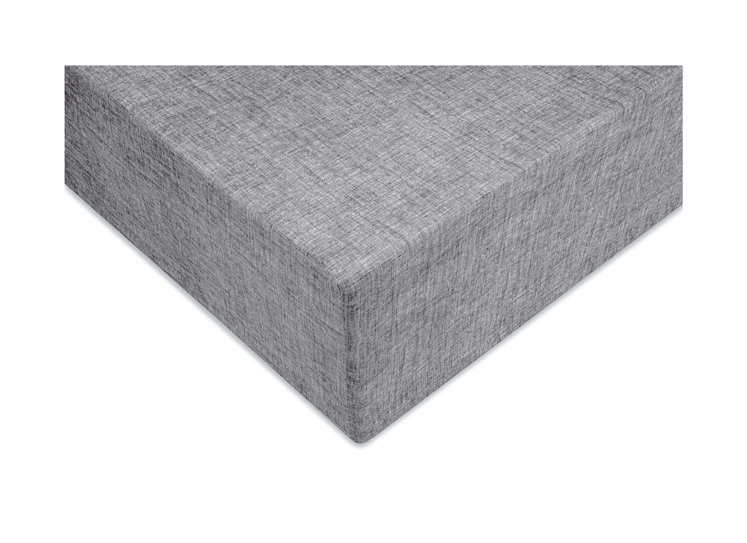 Drap-housse 90x210/220cm coton gris foncé - Drap-housse 90x210/220cm coton gris foncé