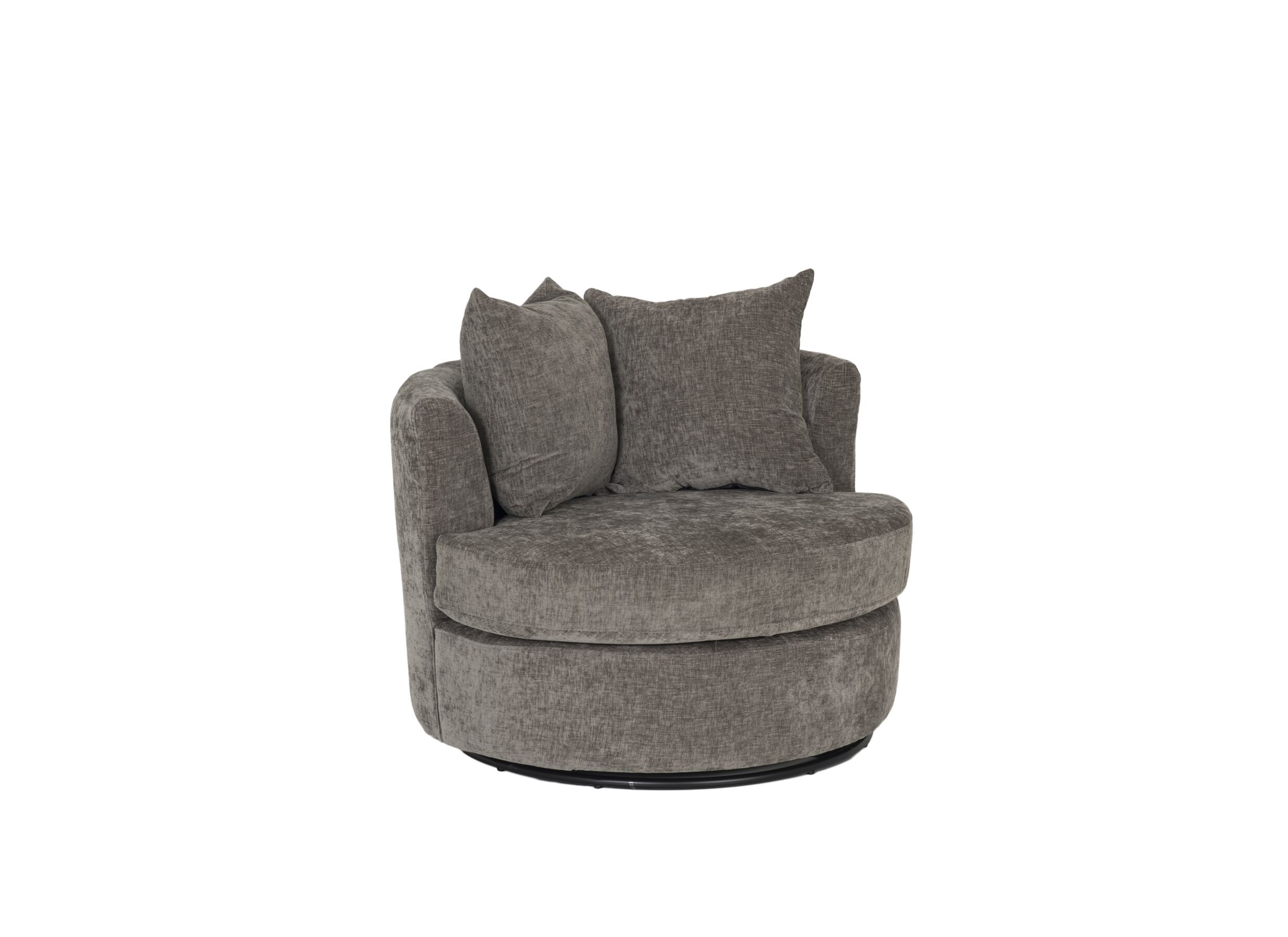 Hoofdfoto - Draaifauteuil Dynamo 93,5x88x84cm - stof - donkergrijs