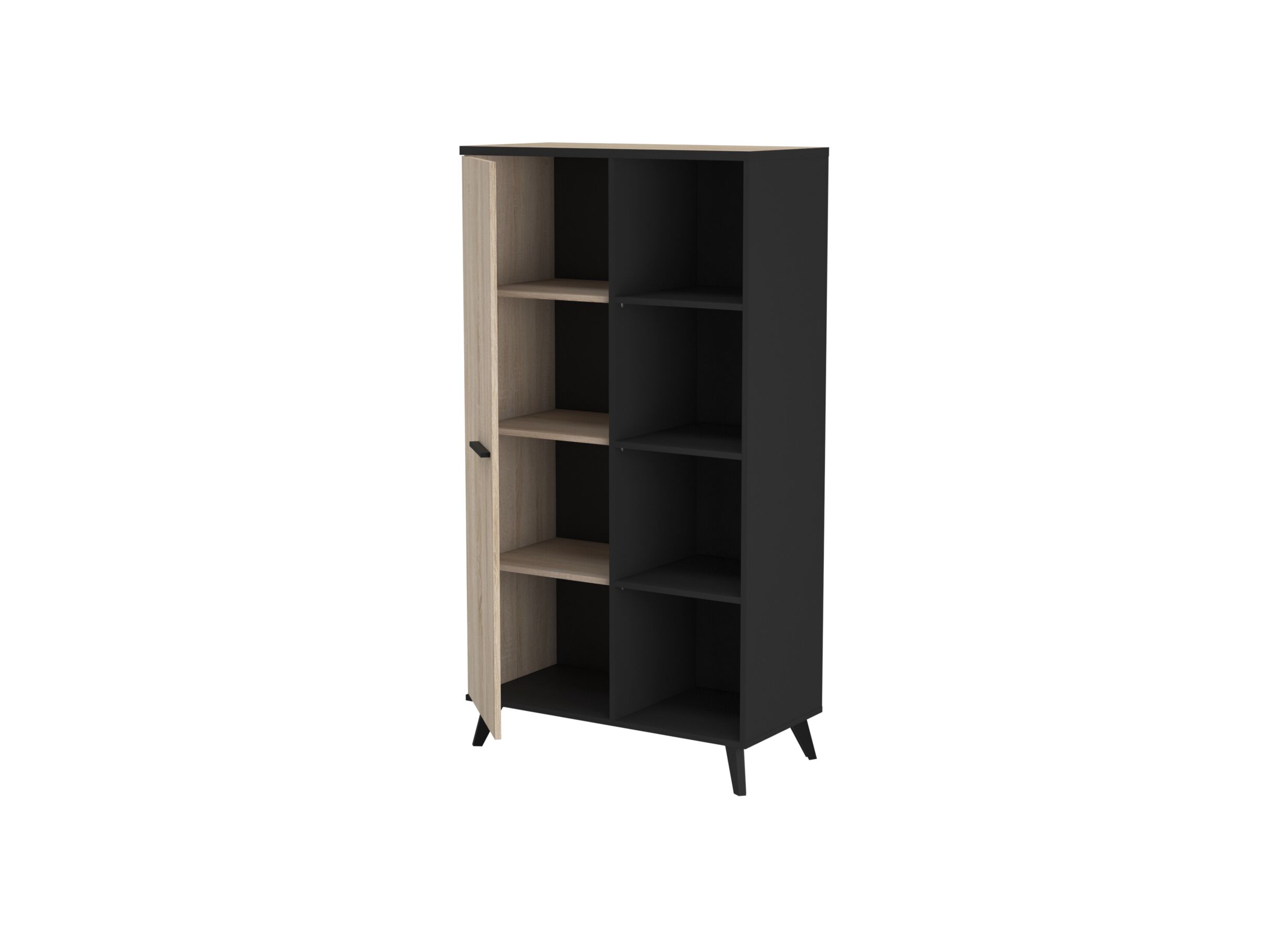 Barkast Wayne 83cm - decor - zwart