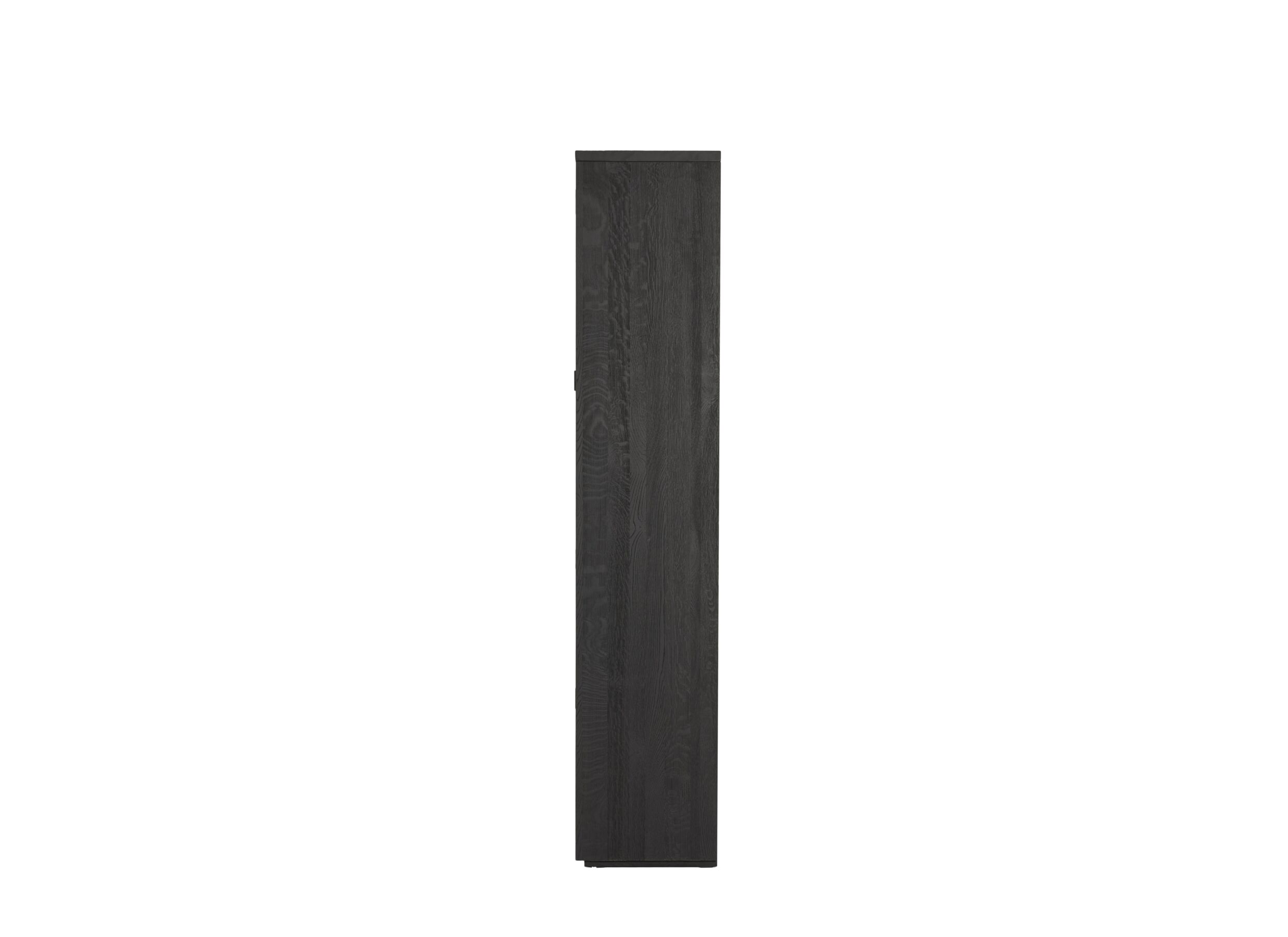 Vitrine Mauri 230cm - chêne massif - noir