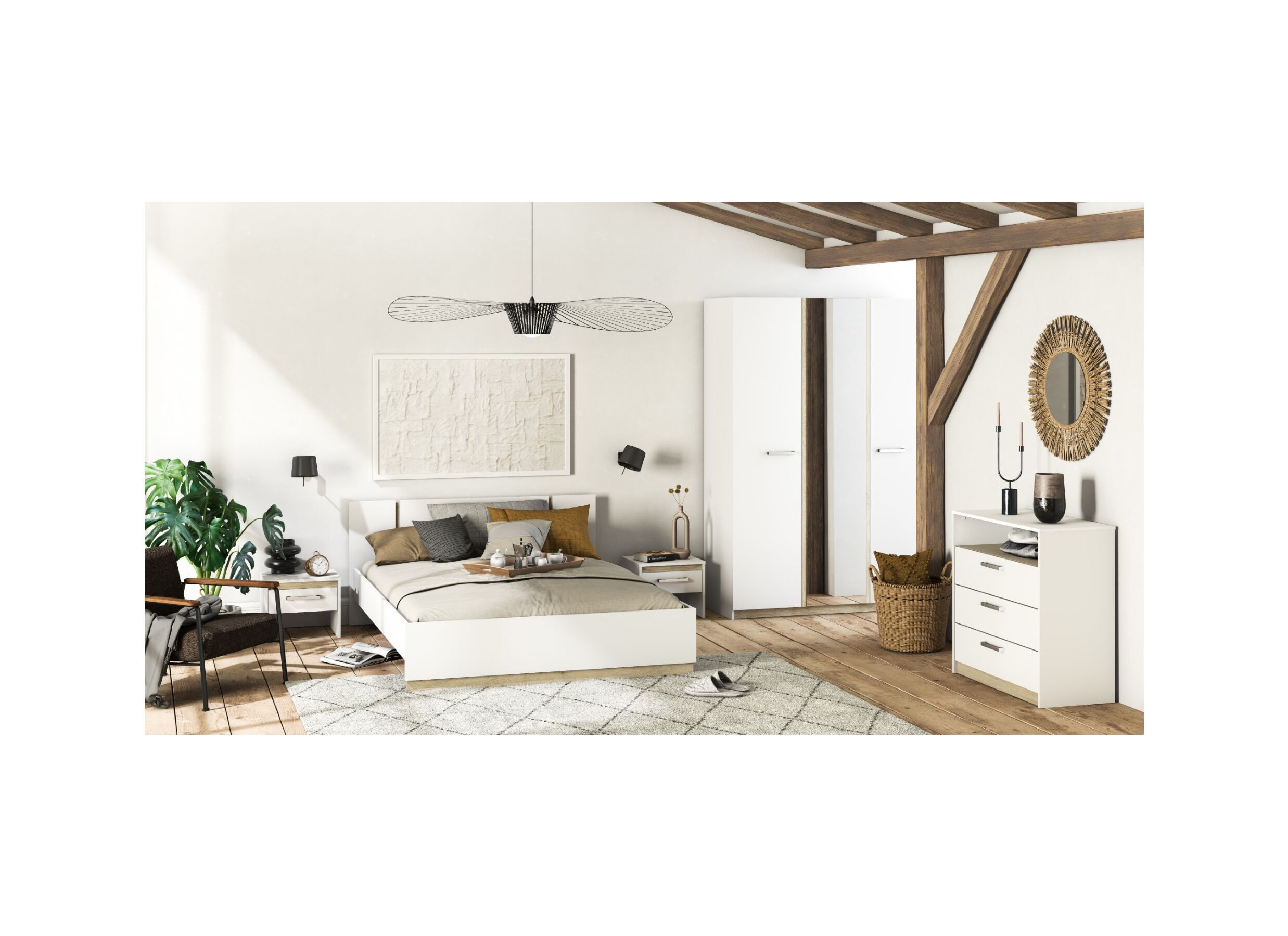 Table de chevet Watson 40x35x32cm