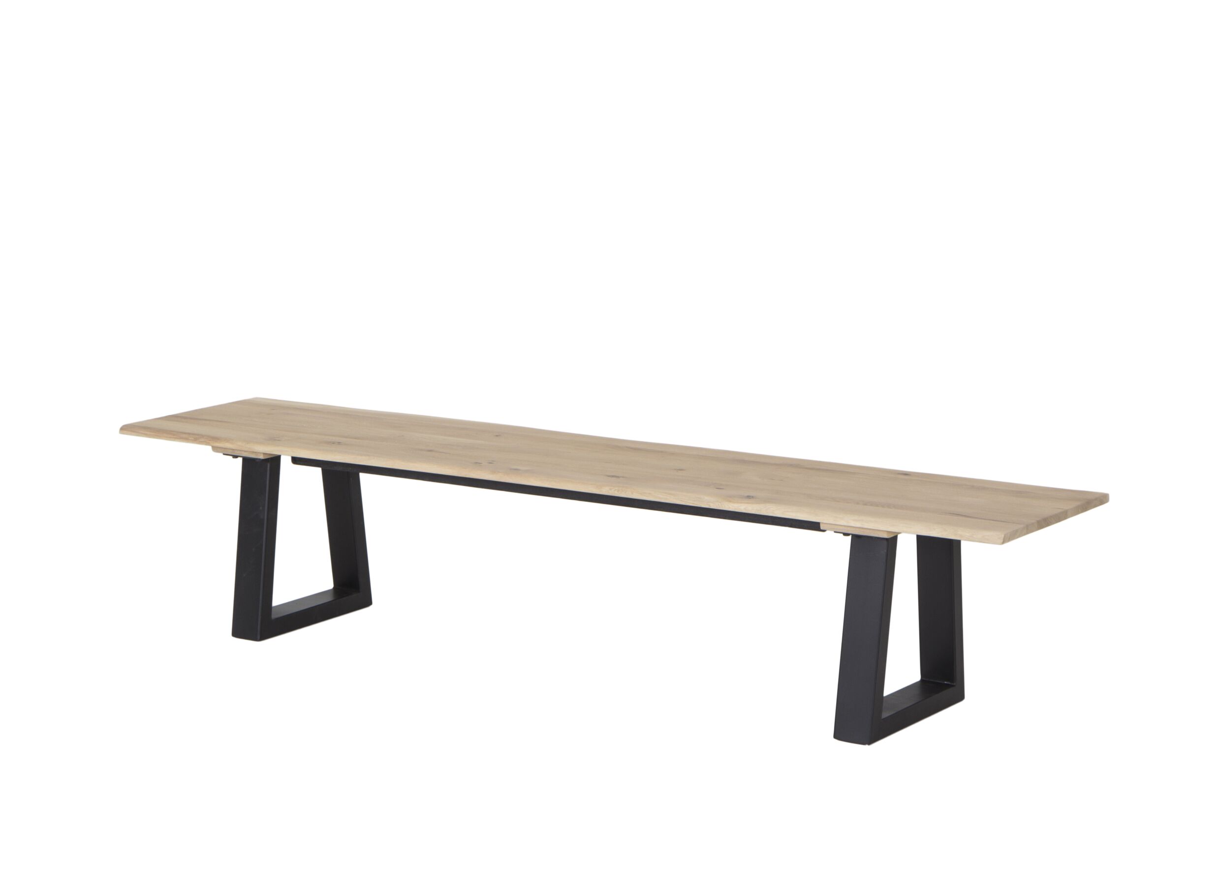 Banc Sherwood 210cm - chêne massif - naturel