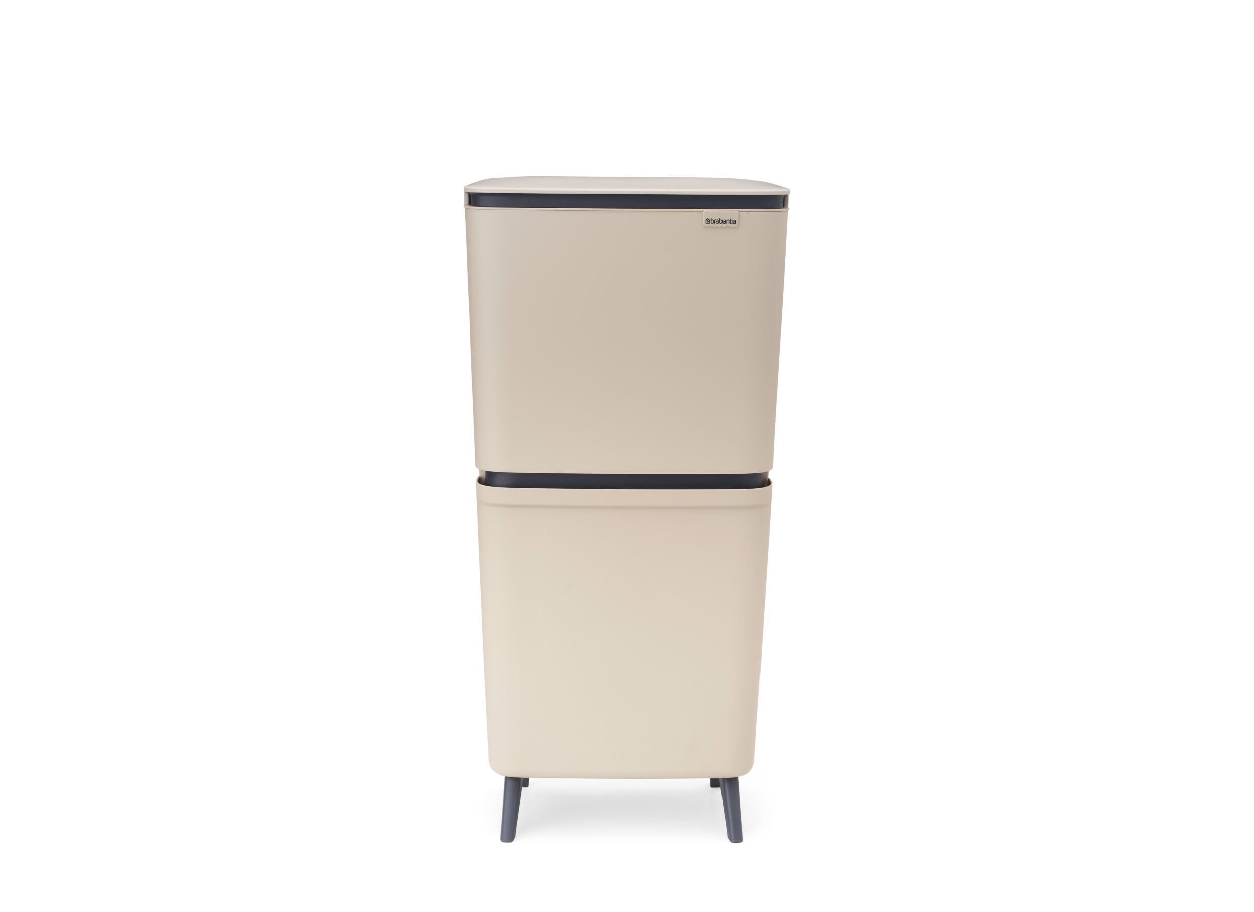 Overzichtsfoto - Vuilnisbak SortUp Recycle Brabantia 25+10+10L - soft beige