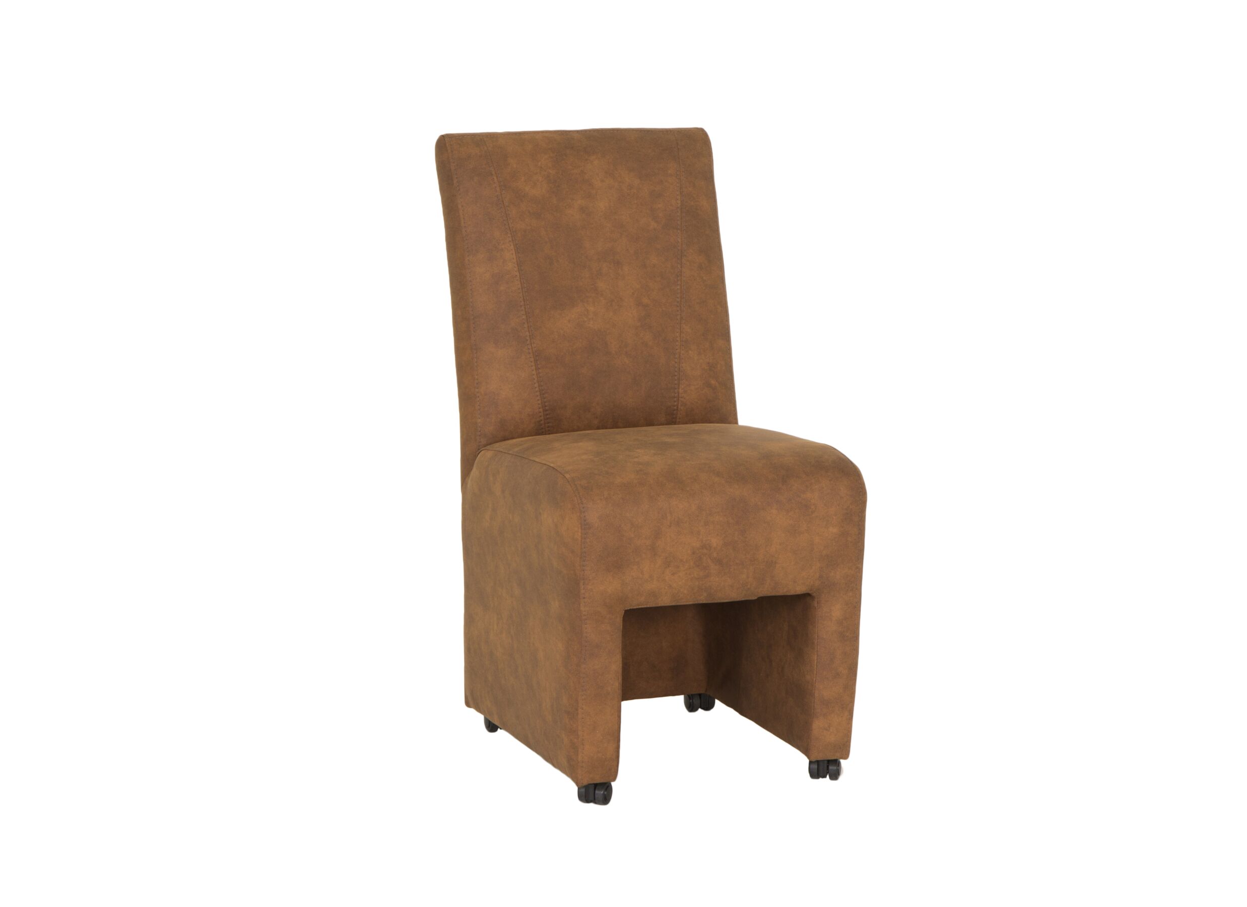 Stoel Oliver 50x70x94,5cm - stof - cognac preston