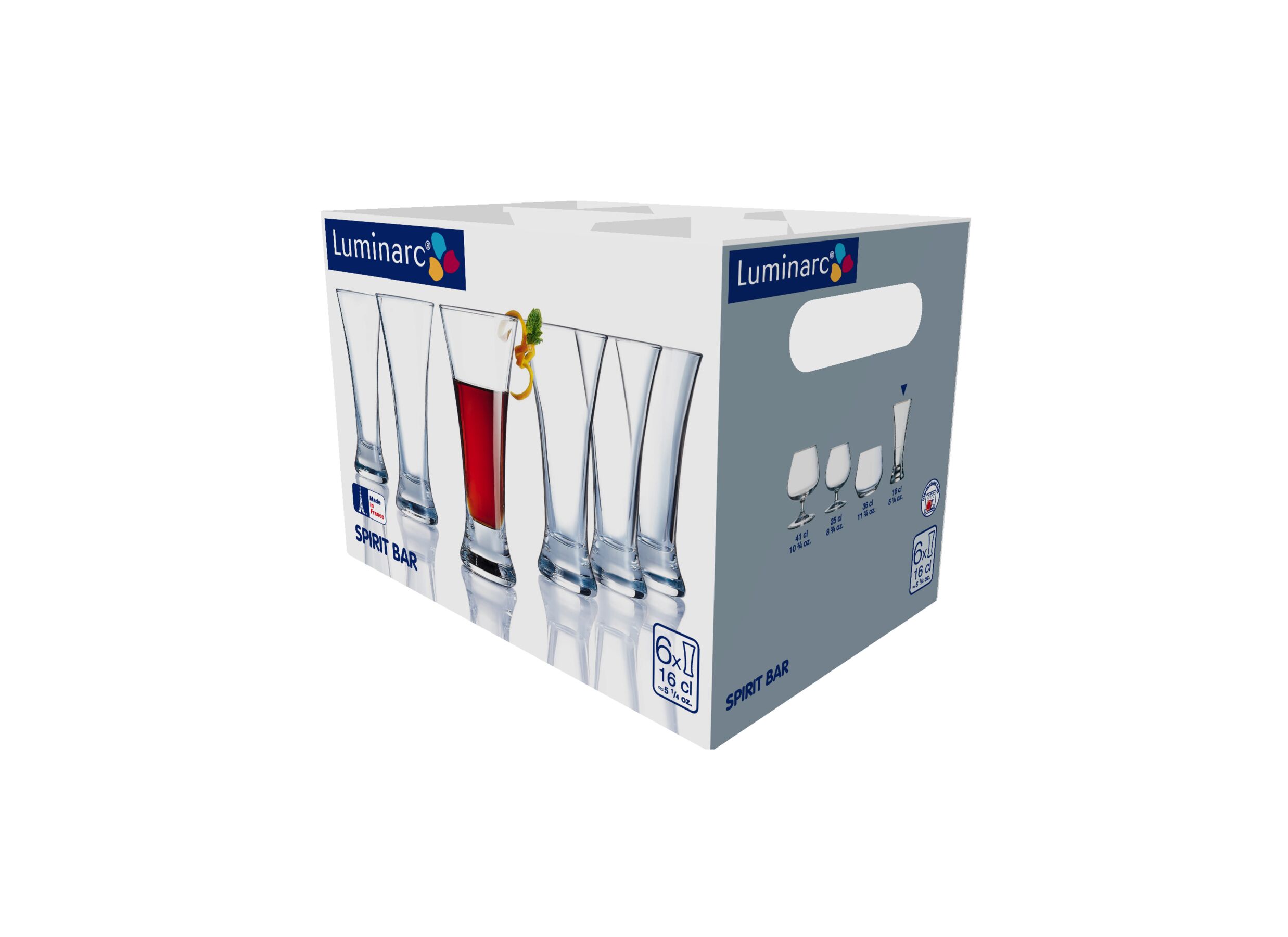 Aperçu - Verre long drink Spirit Bar 16cl - verre - transparant