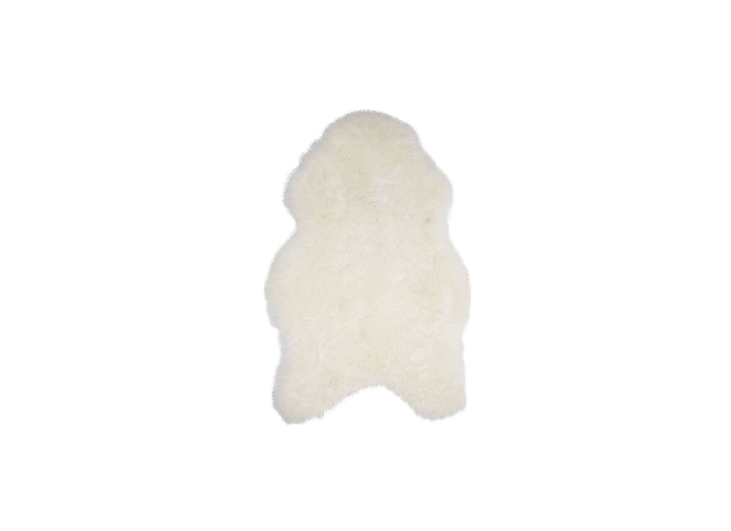Peau Lam Slavik 60x70cm blanc - Peau Lam Slavik 60x70cm blanc