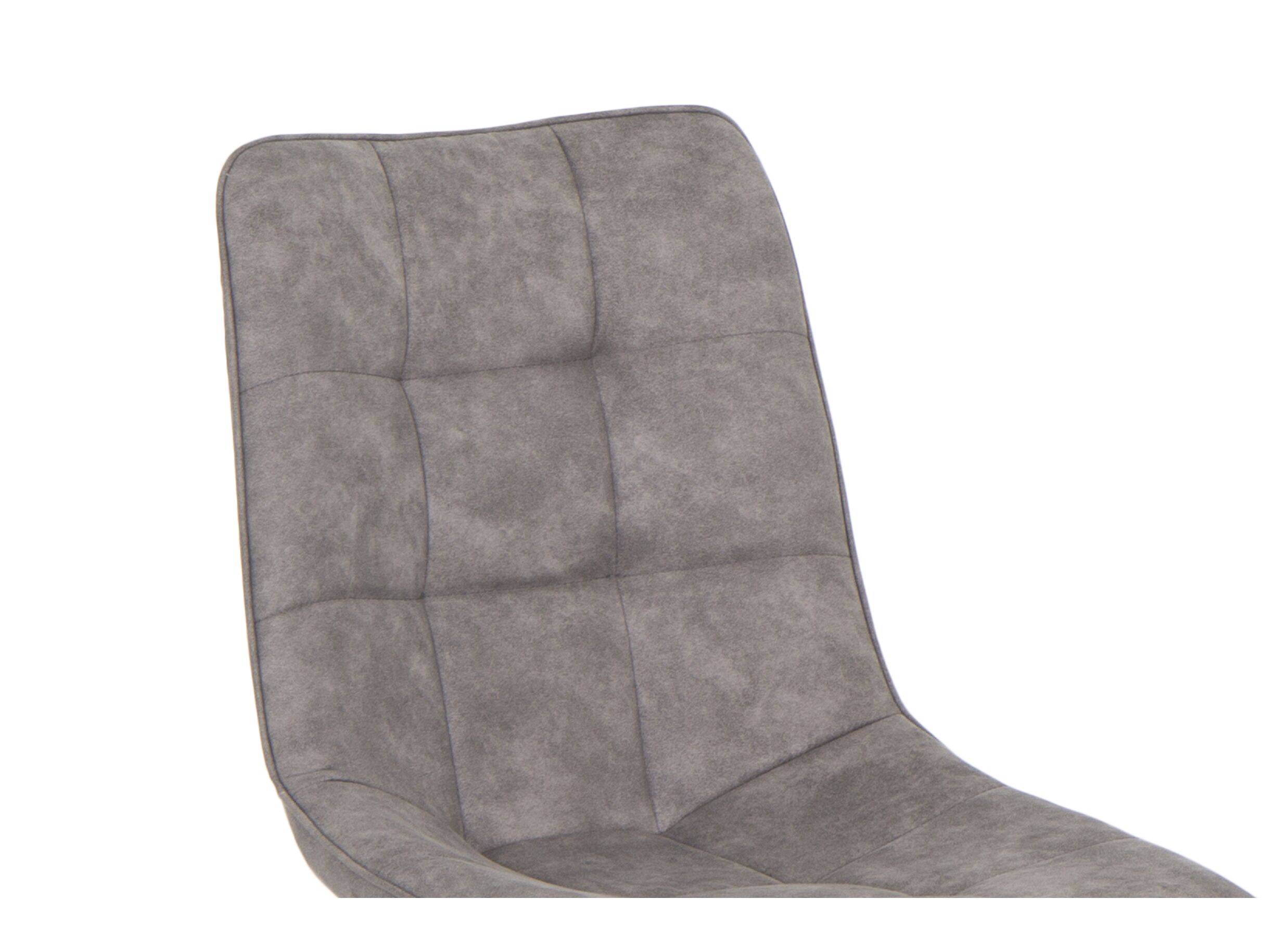 Stoel Cloud 46,5x57x86cm - microvezel - grijs