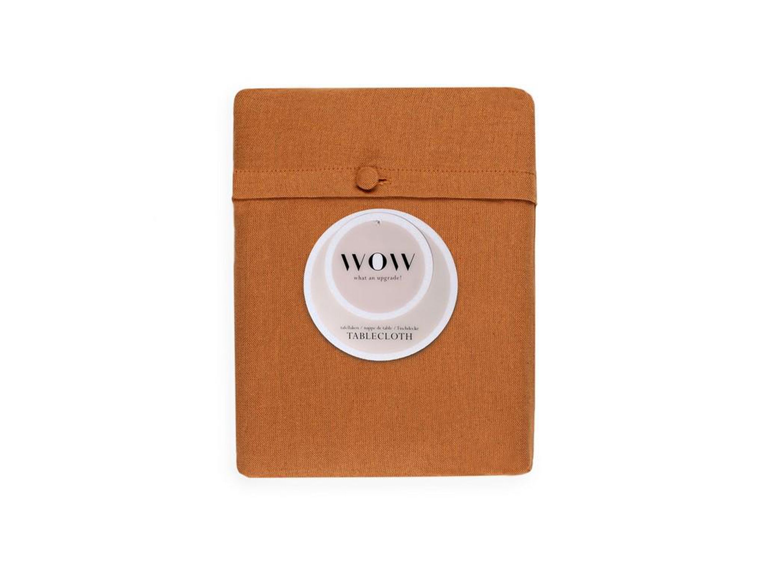 Plus Important - Nappe Wow Ø180cm - coton & lin - essence henna