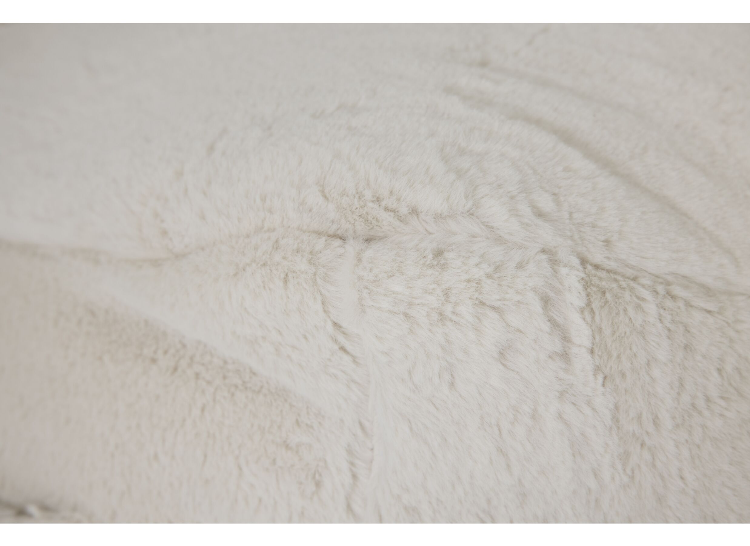 Detail - Pouf poire Karina tissu crème