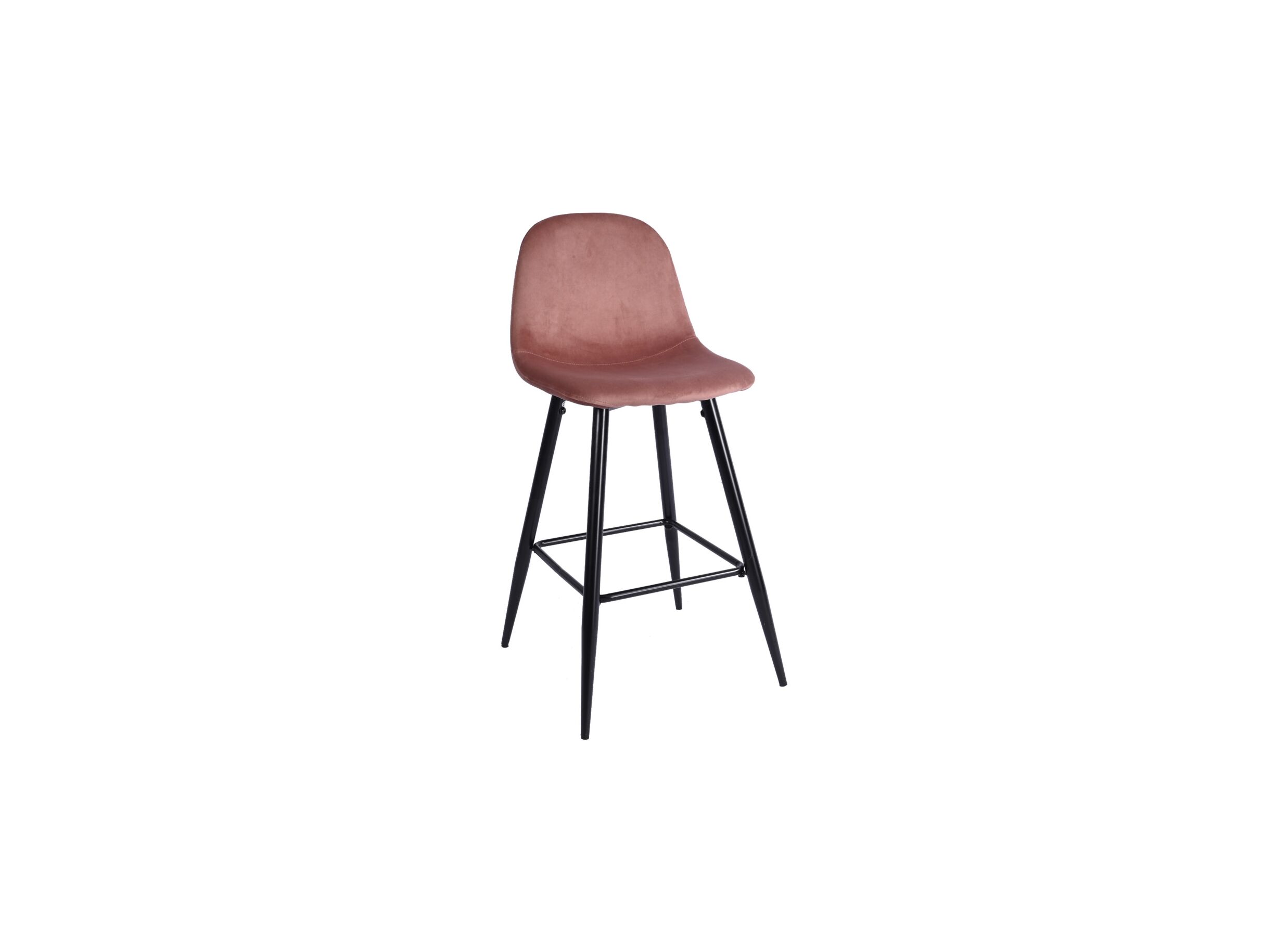 Barstoel Charlton ZH66cm - stof - misty roze