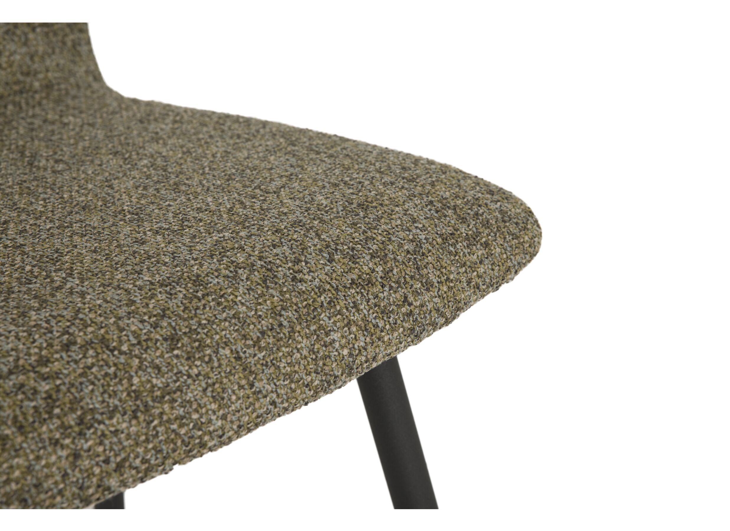Chaise Pisa 44,5x55,5x82cm - fibre polyester/acier - moss