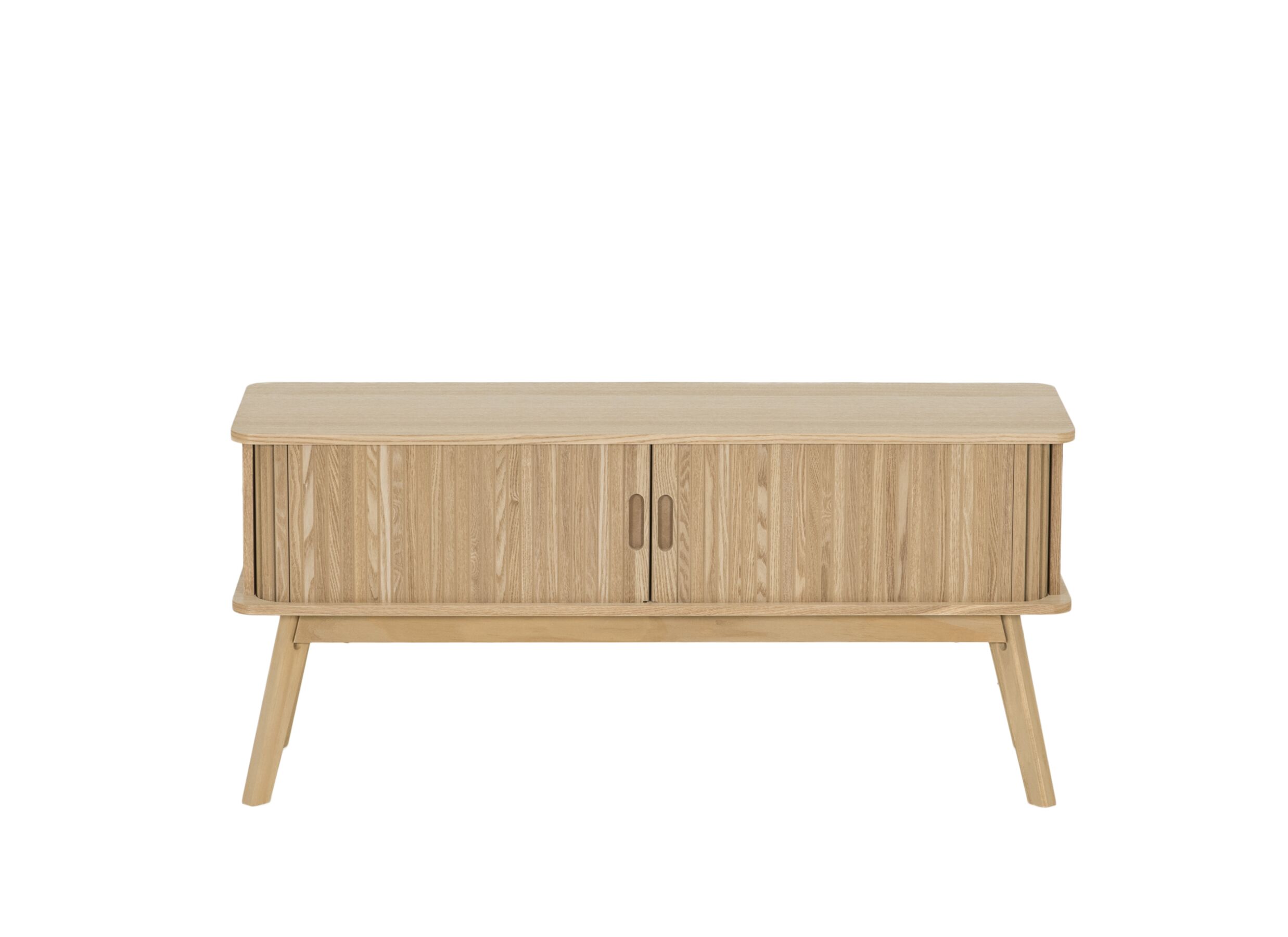 Aperçu - Meuble TV Eno 100cm - MDF/placage de frêne - naturel