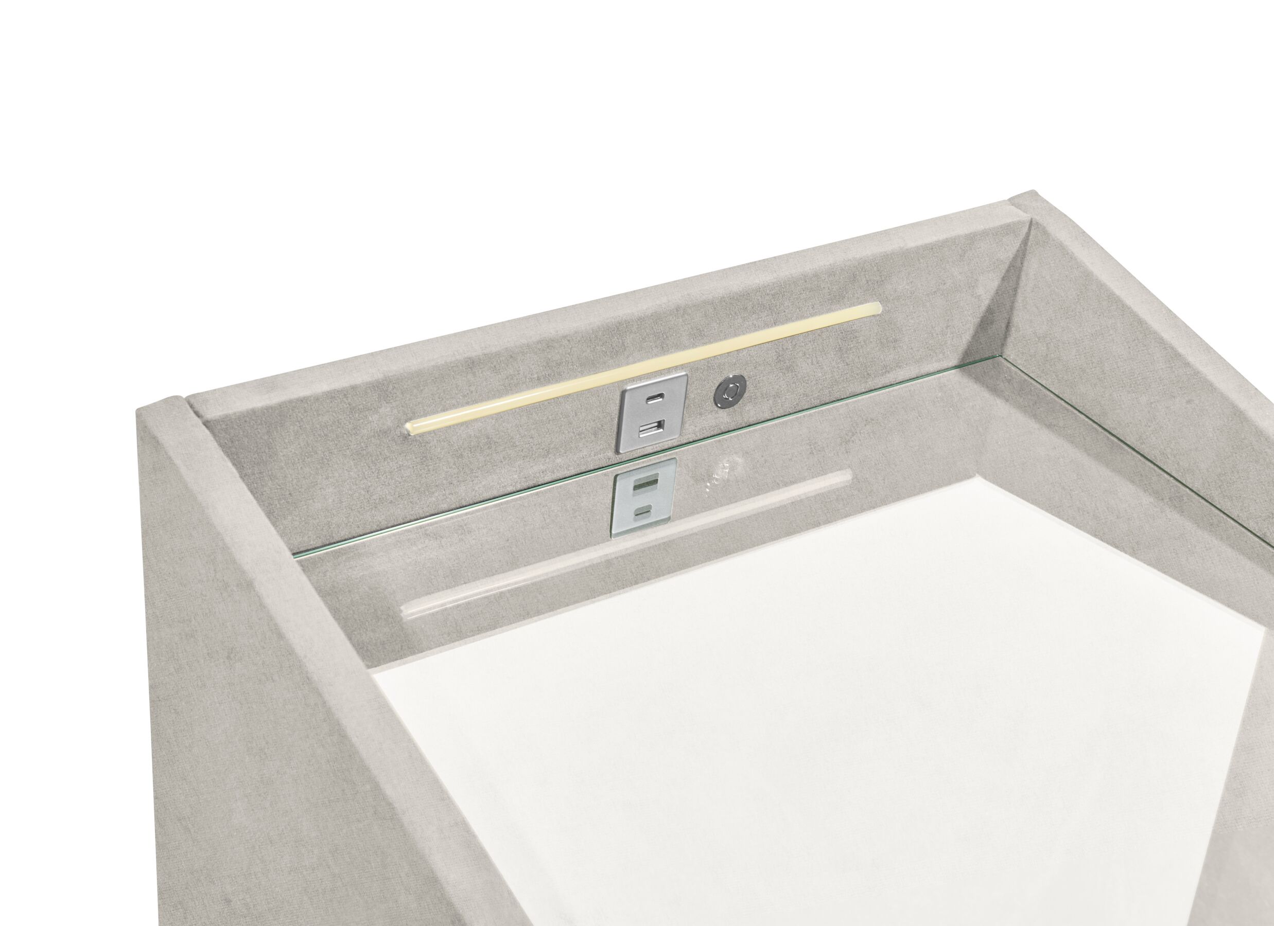 Detail - Table de chevet Moon 48x47x62cm