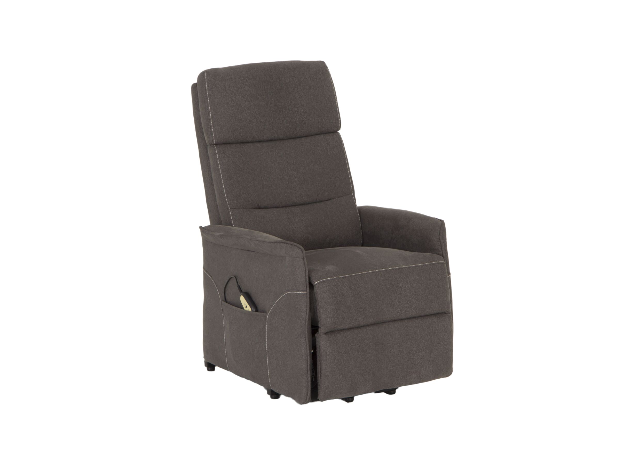 Fauteuil relax Penny Lane eléctrique stof gris - Fauteuil relax Penny Lane eléctrique - stof - gris