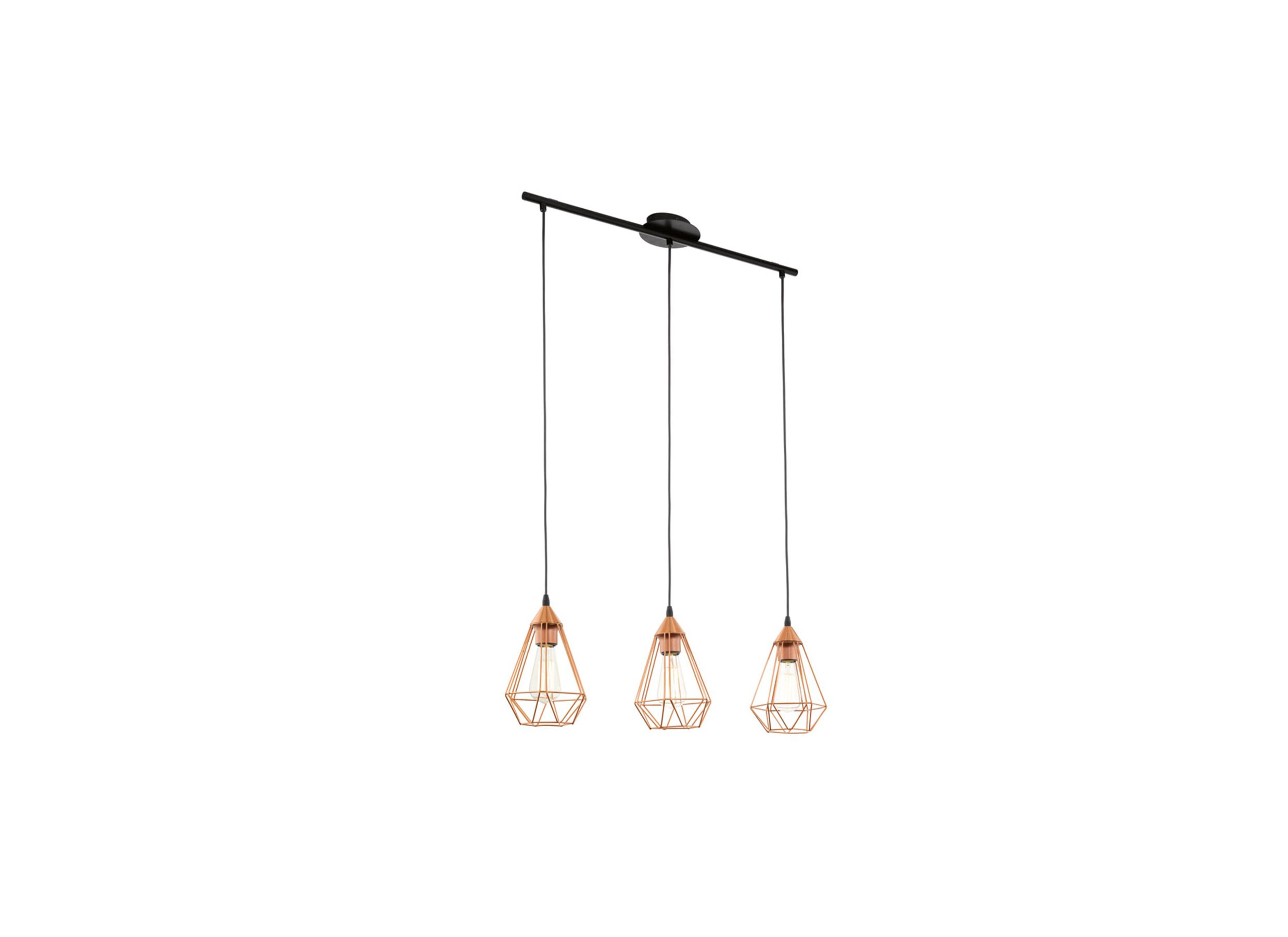 Hanglamp Tarbes 79x17,5cm 3x60W E27