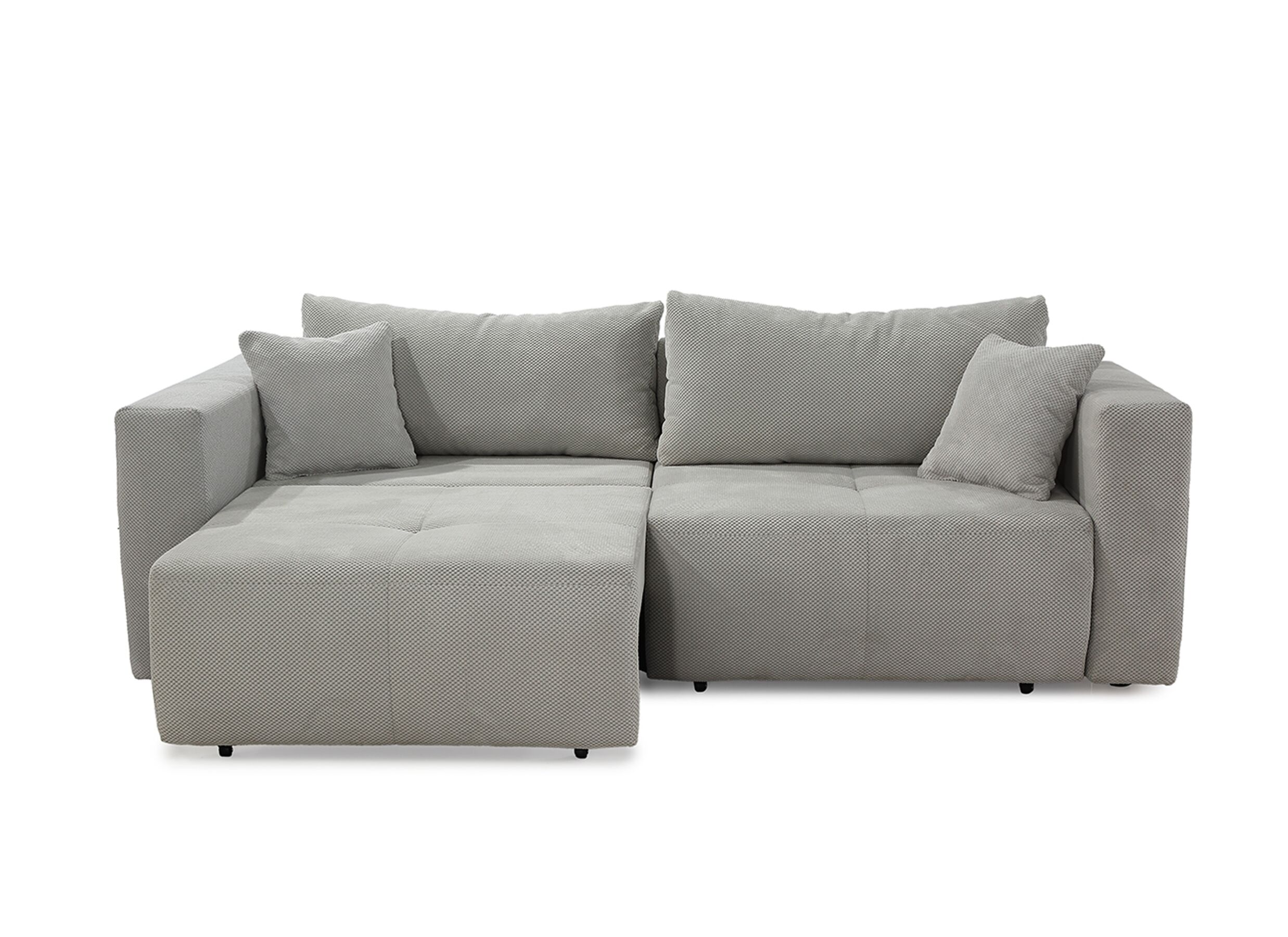 Overzichtsfoto - Zetel Relax Bigsofa 4-zit - stof - lichtgrijs