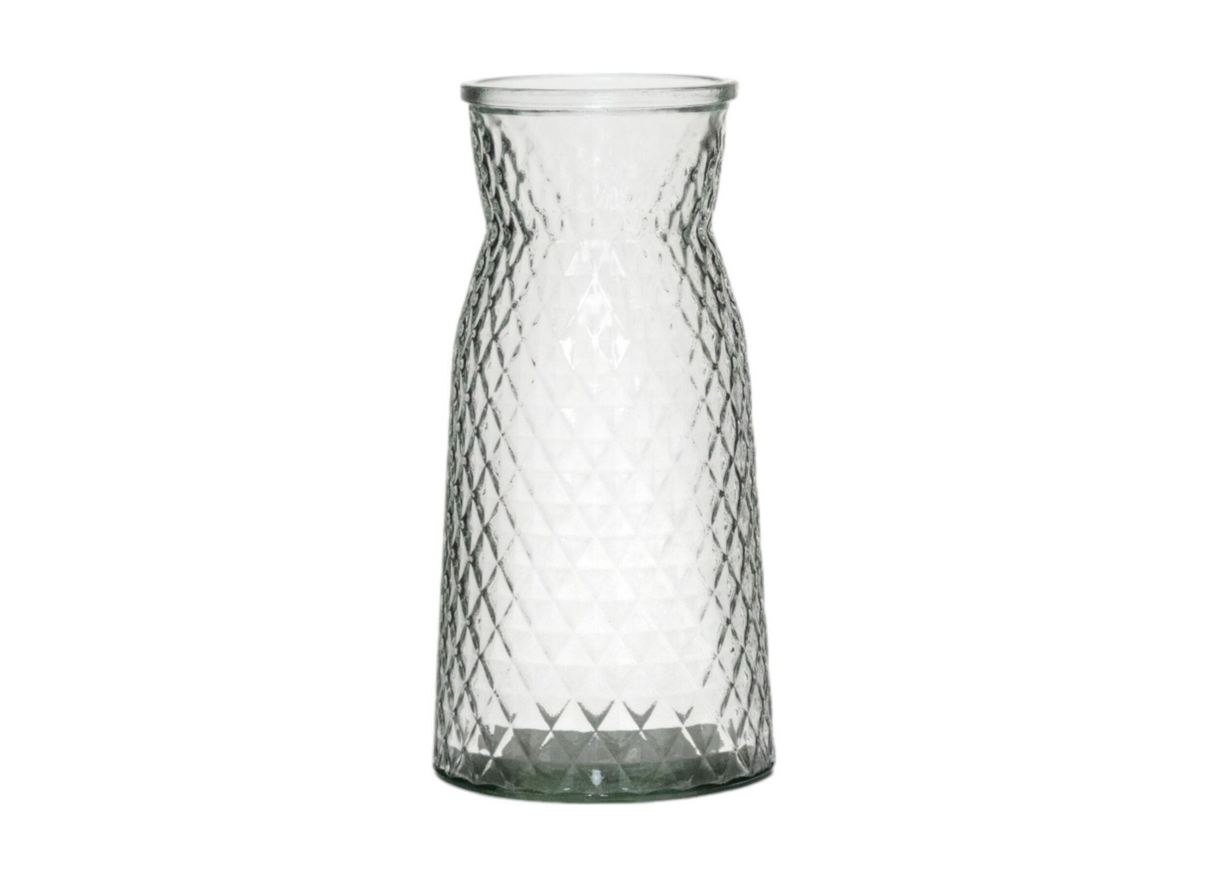 Vaas Lucy Ø12 - Vaas Lucy Ø12,5x25cm - glas - transparant