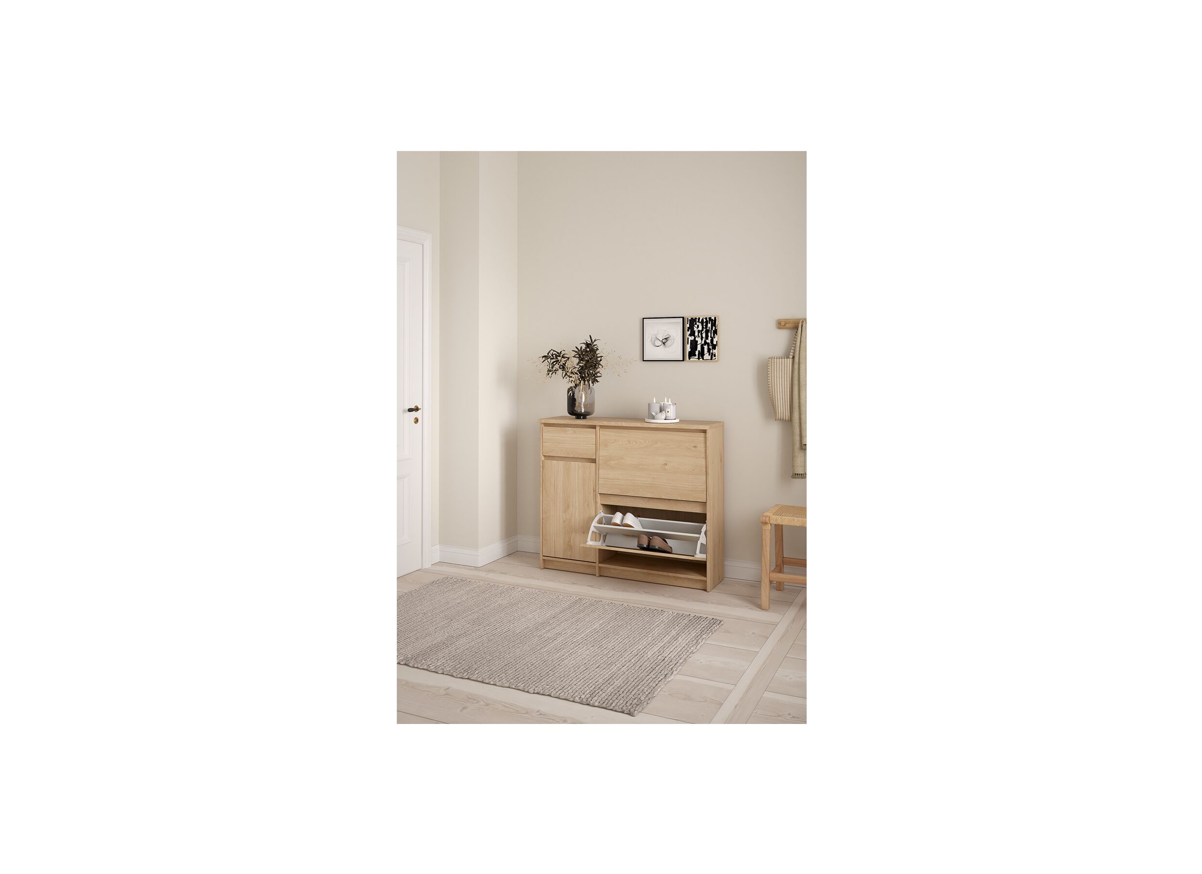 Armoire à chaussures Naia 109x32x93cm