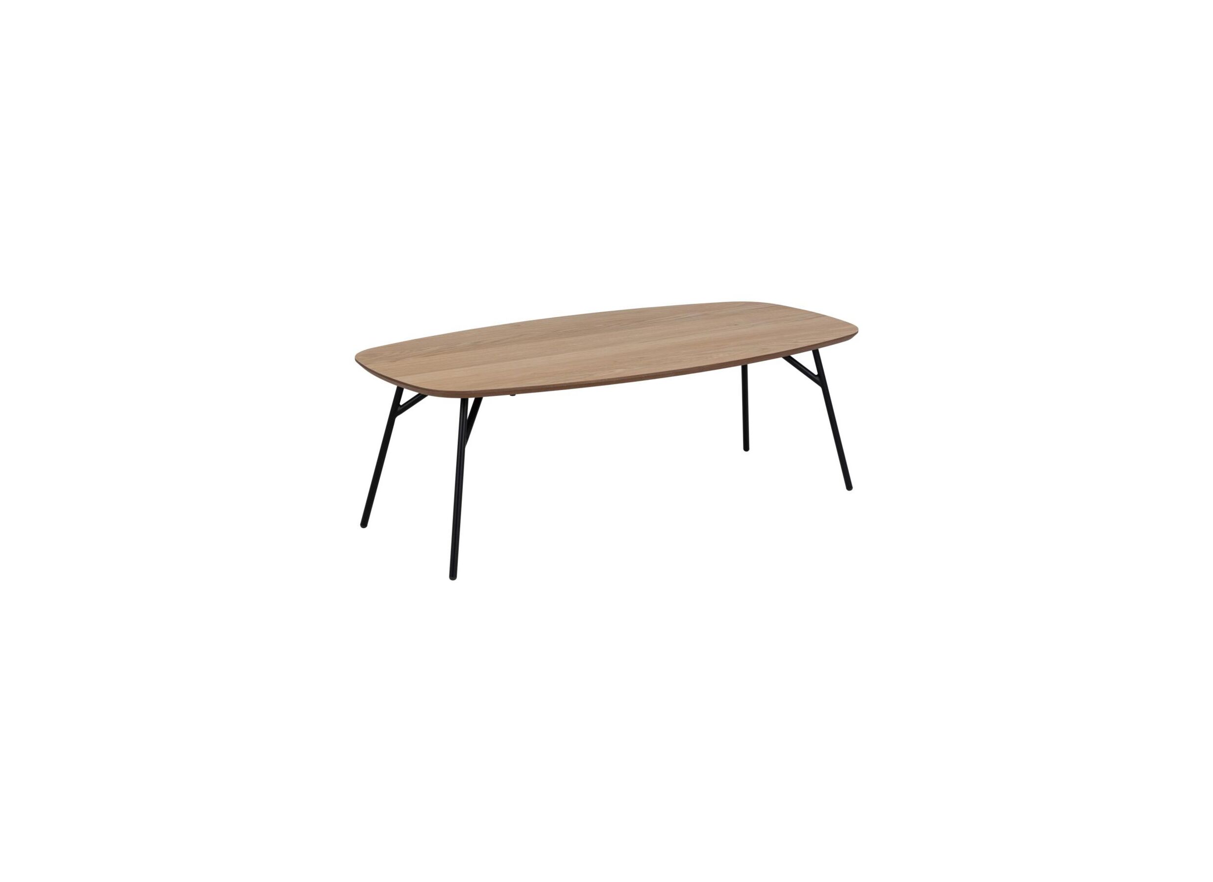 Salontafel 120x60cm - MDF/metaal - bruin - Table basse 120x60cm - MDF/métal - brun