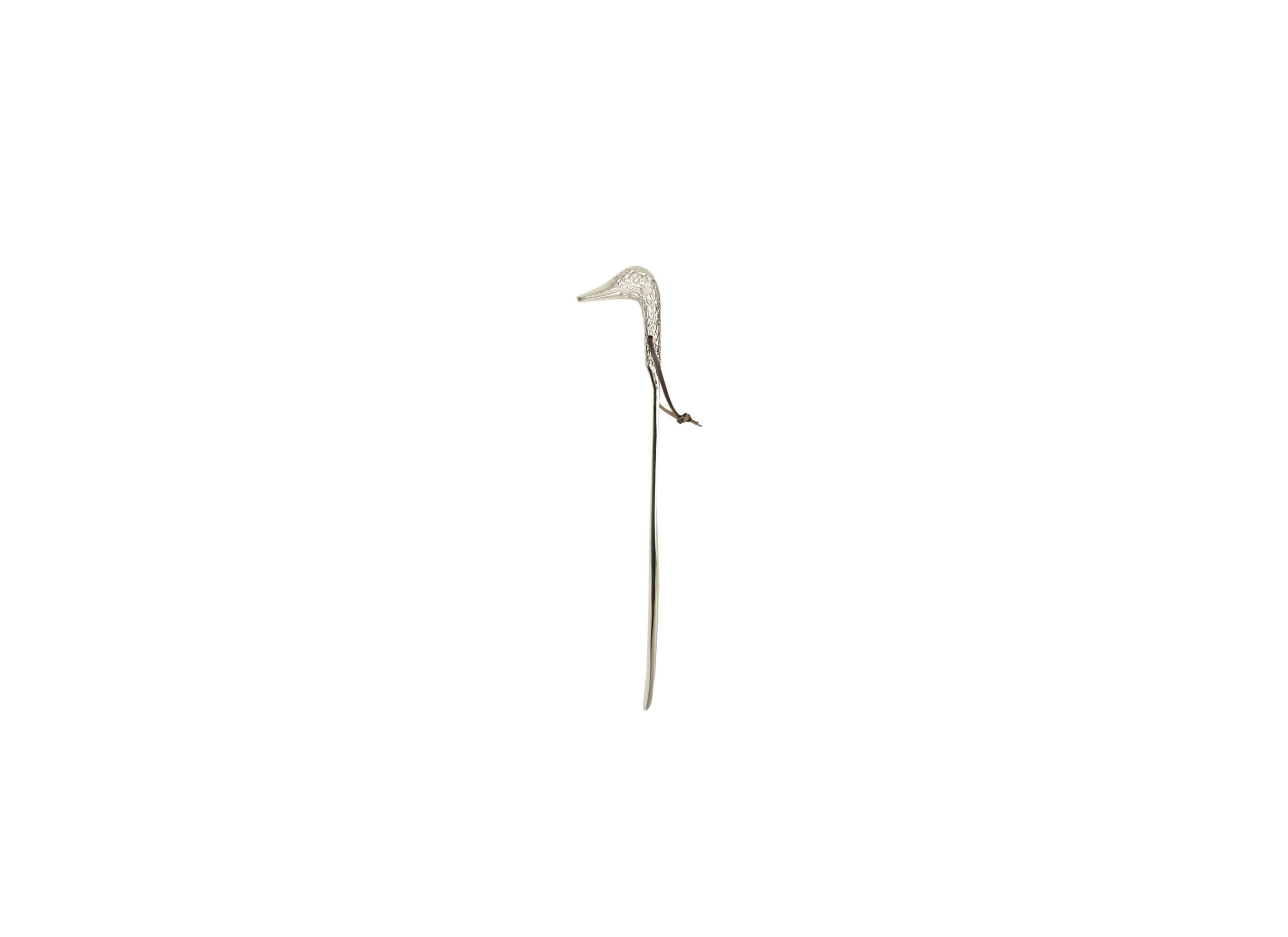 Hoofdfoto - Schoenlepel Eend H56cm - aluminium - zilver