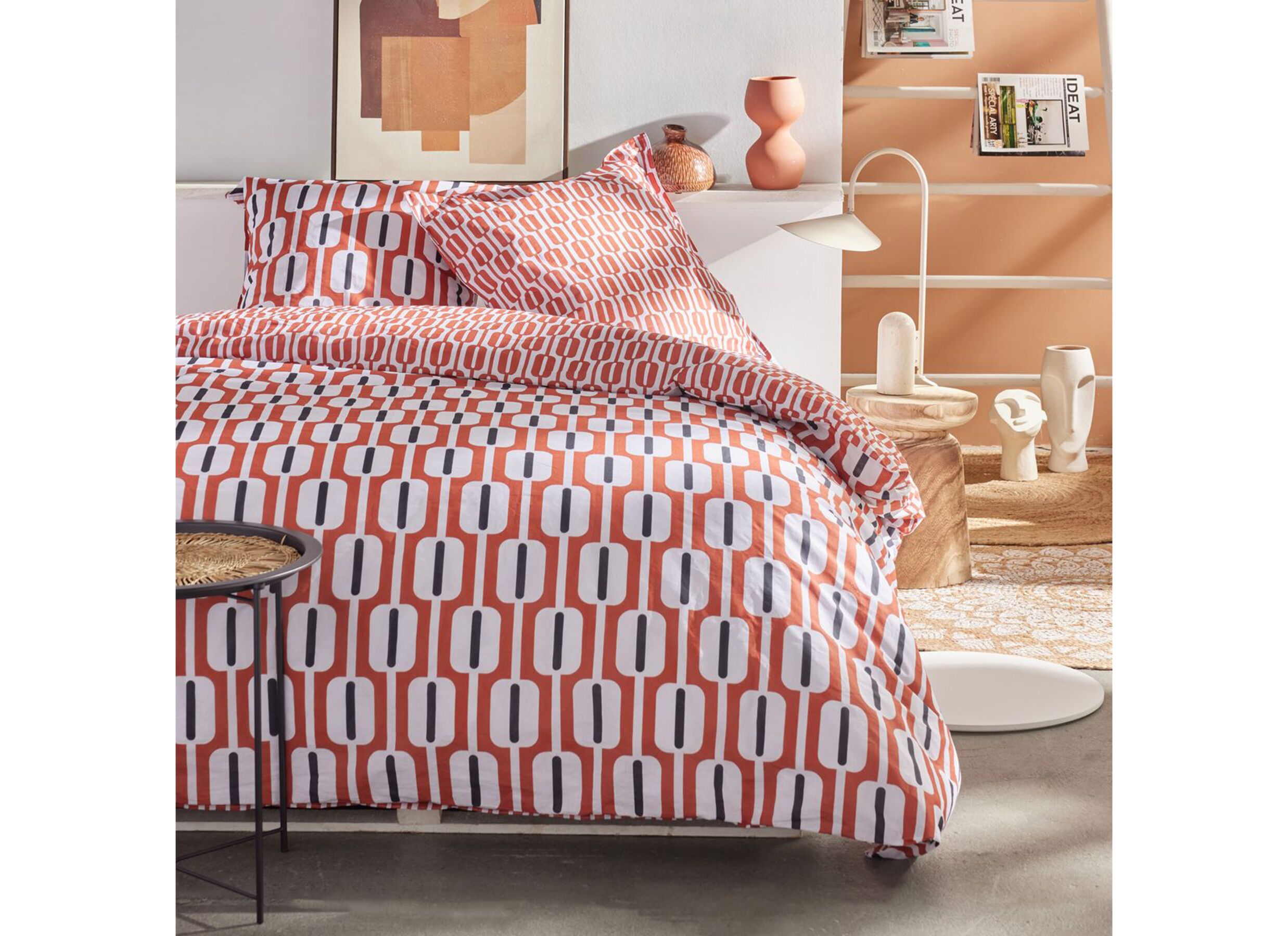 Dekbedovertrek Sunshine 240x220cm katoen - Housse de couette Sunshine 240x220cm coton