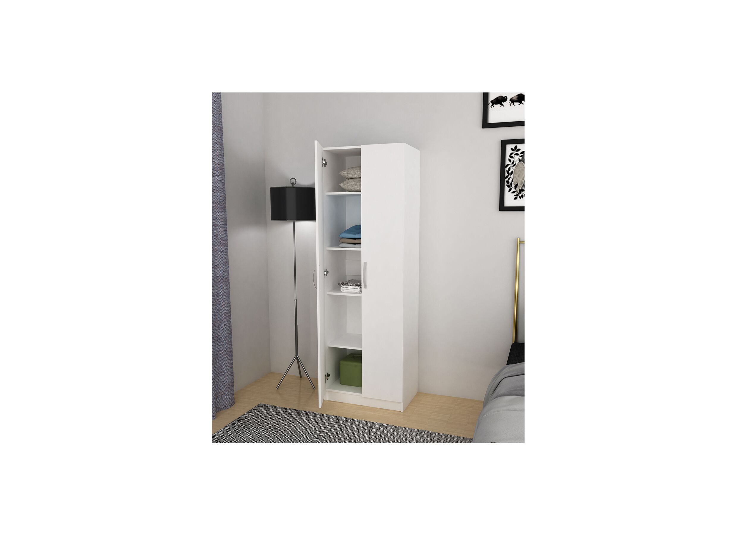 Opbergkast 60cm - decor - snow white